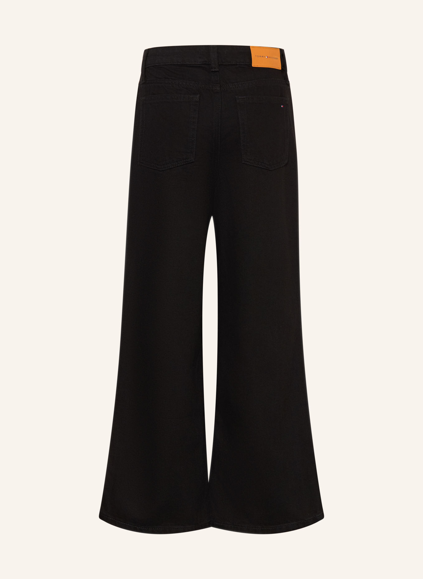 TOMMY HILFIGER Wide-Leg Jeans: 1BZ Cleanblack