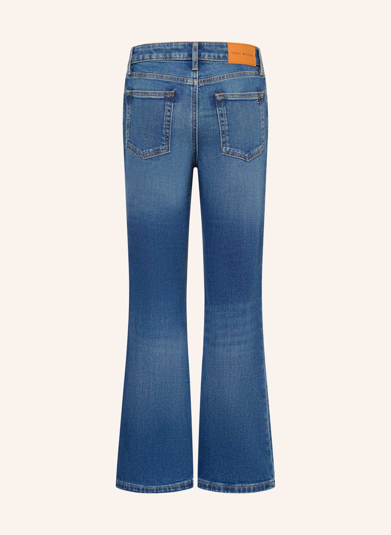 TOMMY HILFIGER Flared-Fit Jeans: 1A4 DENIM MEDIUM