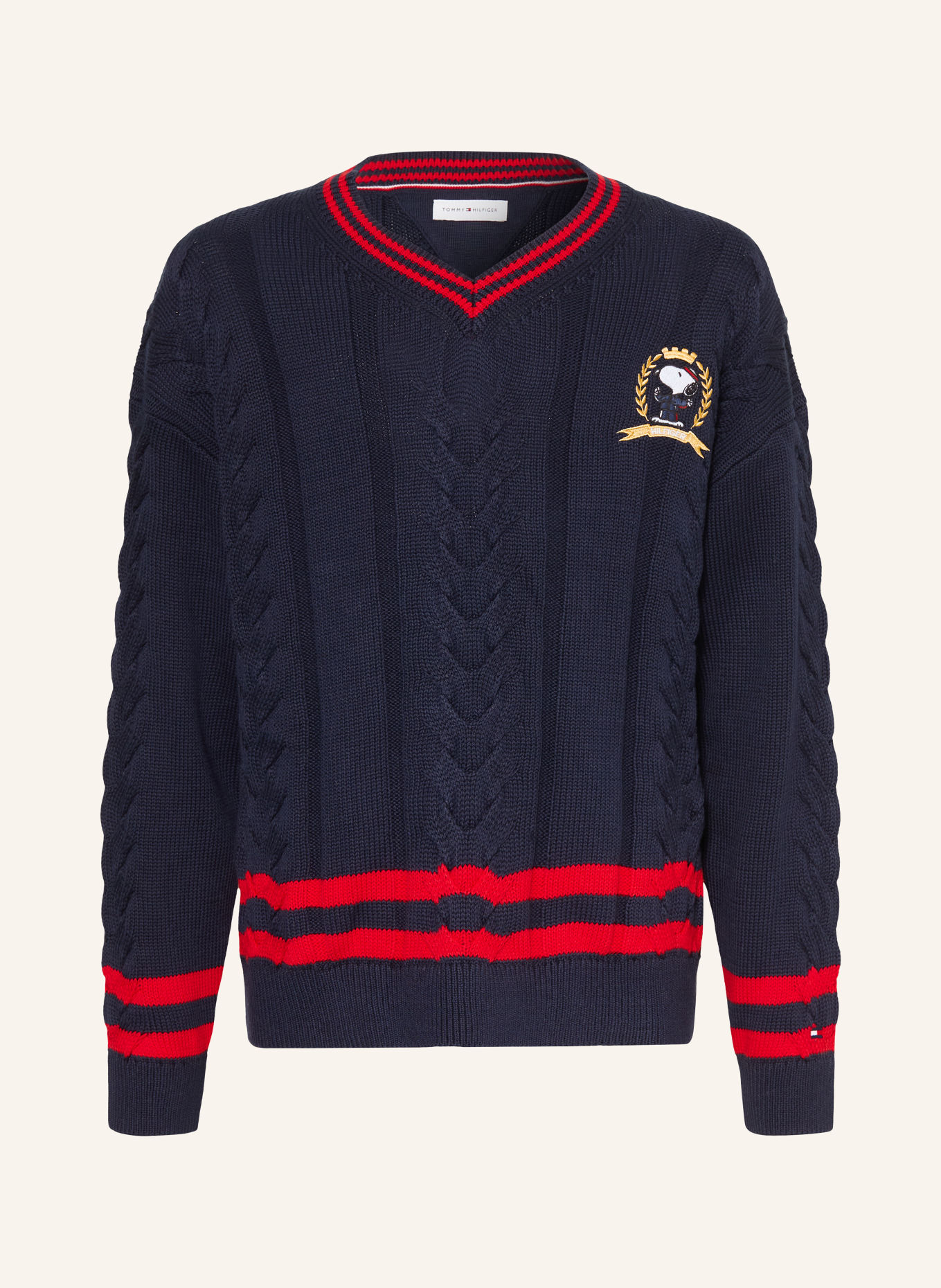 TOMMY HILFIGER PEANUTS™ Sweater: DARK BLUE / RED
