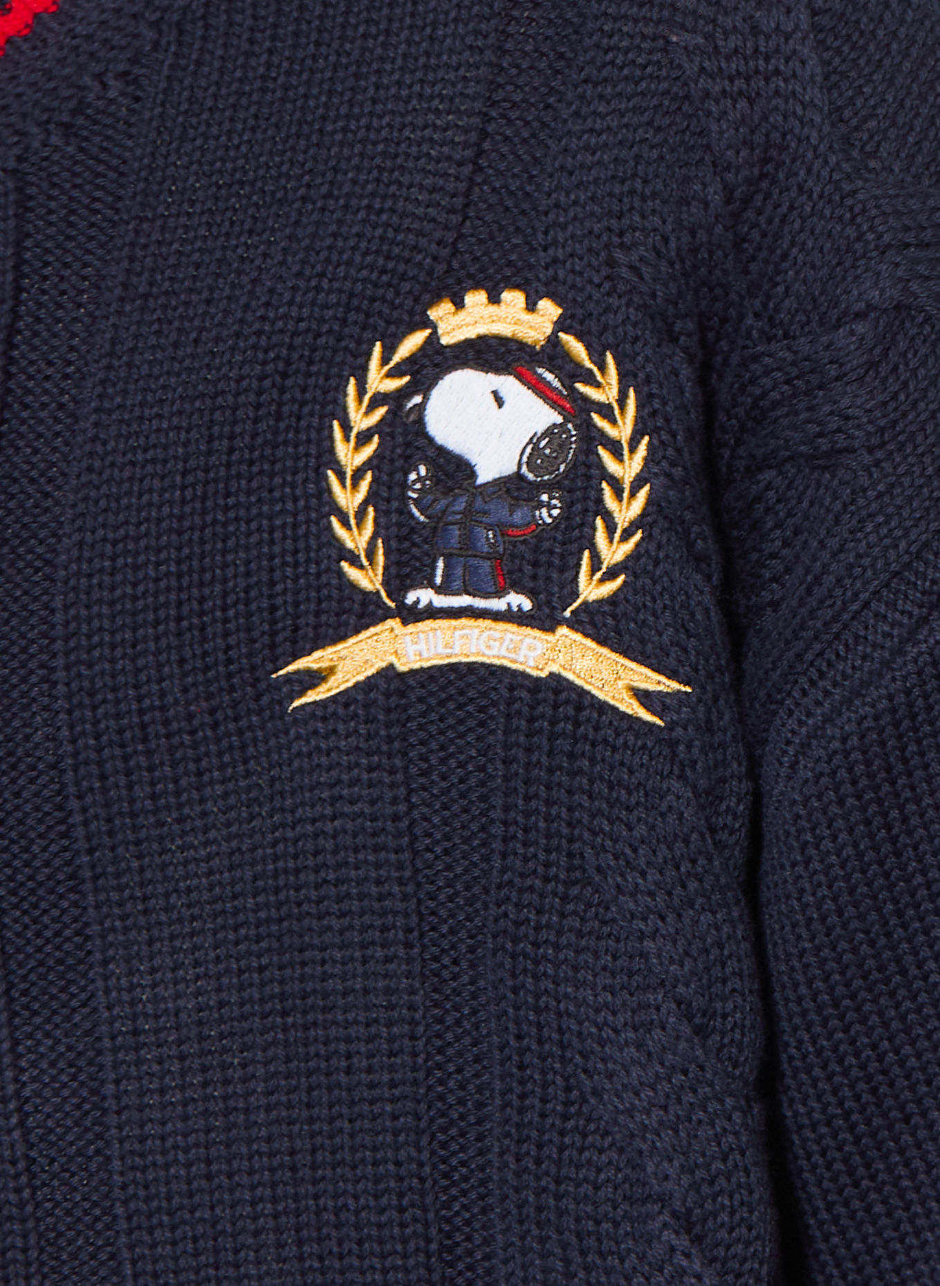 TOMMY HILFIGER PEANUTS™ Sweater: DARK BLUE / RED