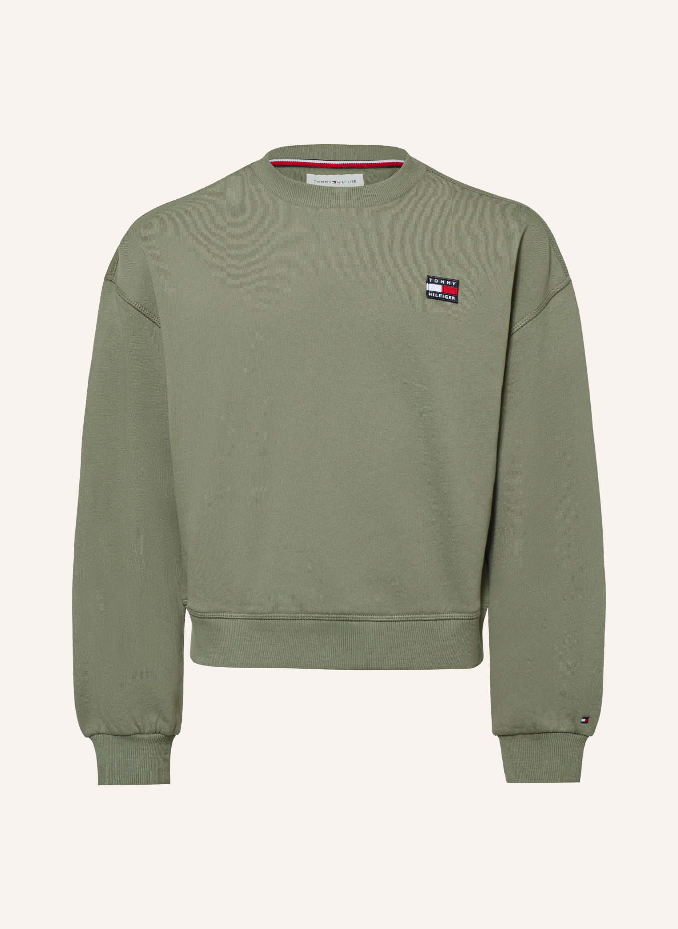 TOMMY HILFIGER Sweatshirt: KAKI / ROOD / DONKERBLAUW