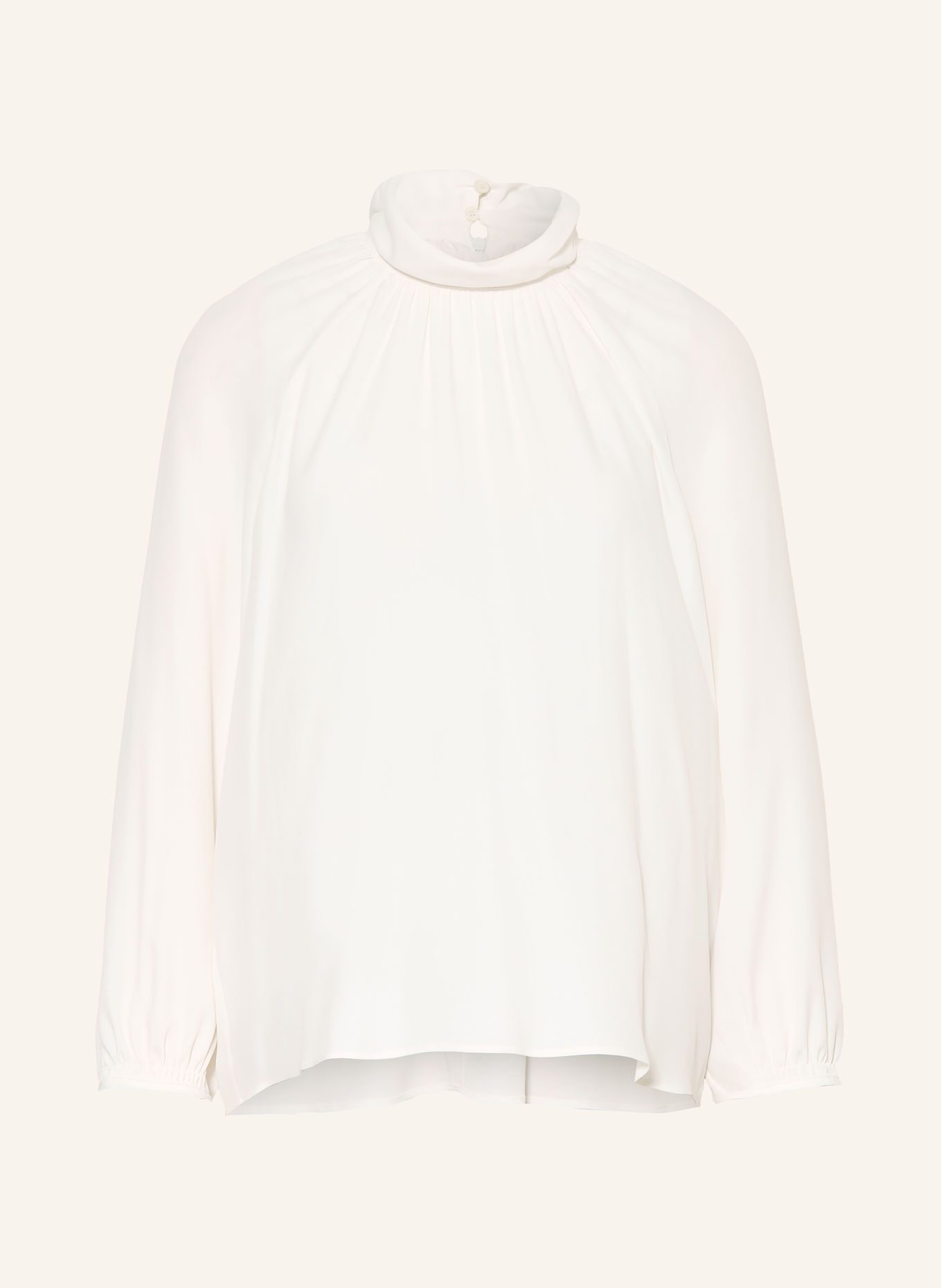 LUISA CERANO Blouseshirt met zijde: WIT