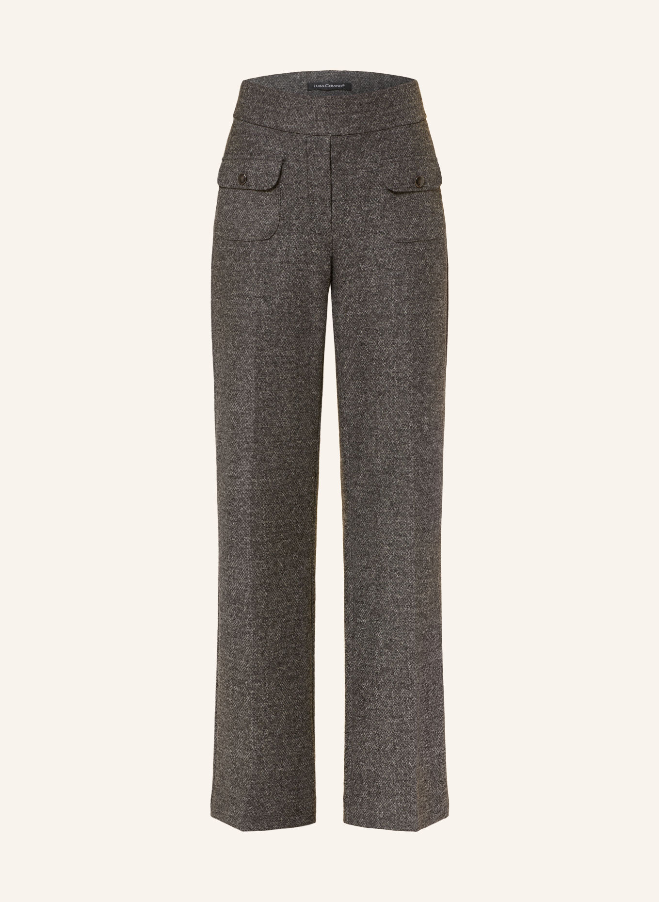 LUISA CERANO Hose: DUNKELGRAU / HELLGRAU