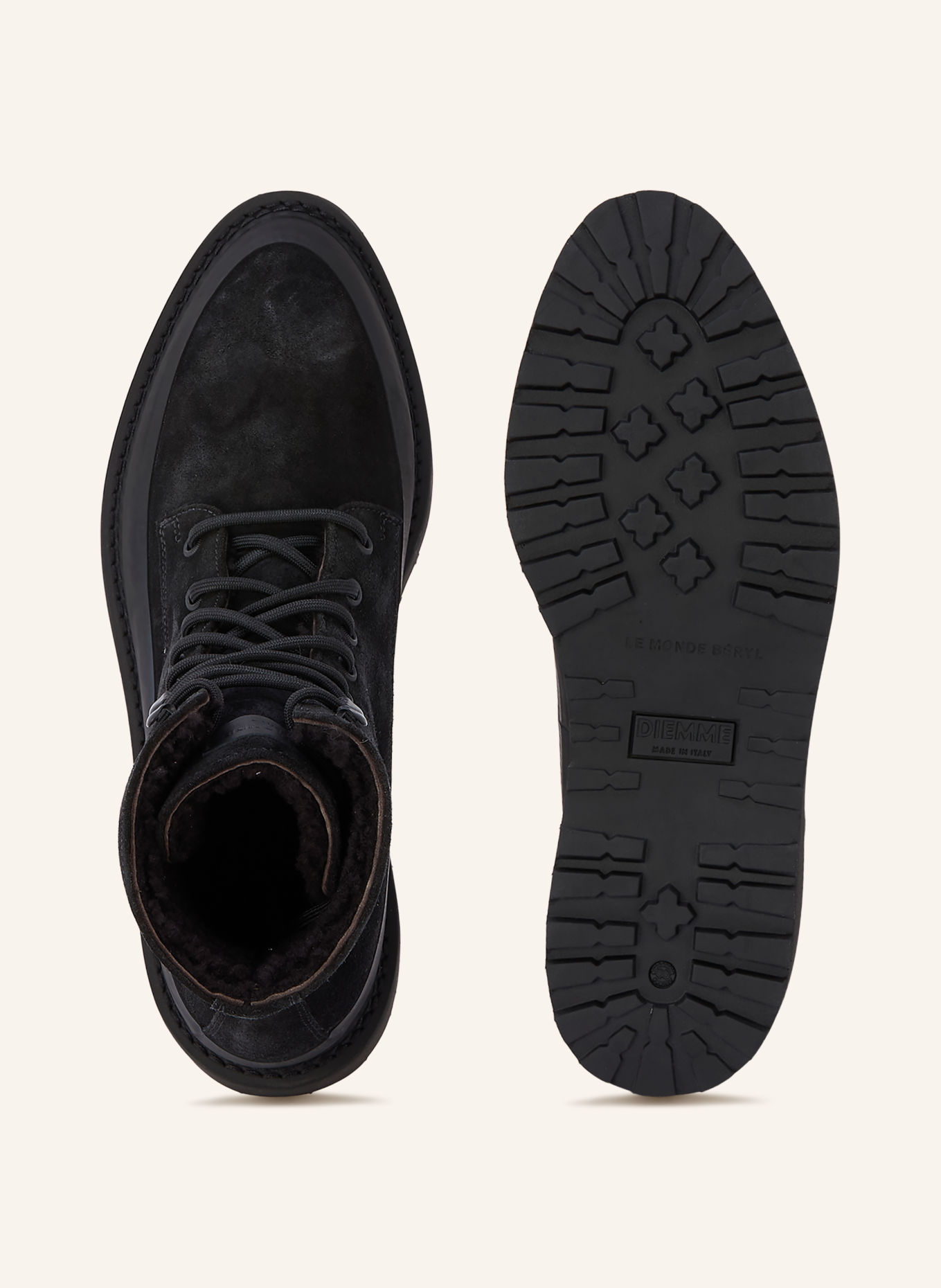 LE MONDE BÉRYL Lace-up boots DOLOMITE: BLACK