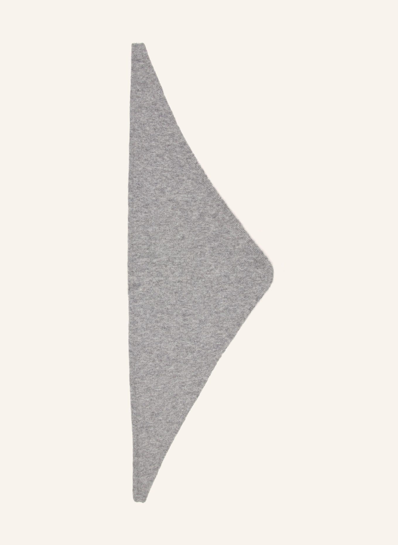 SAMSØE SAMSØE Foulard triangulaire SANOR en alpaga: GRIS