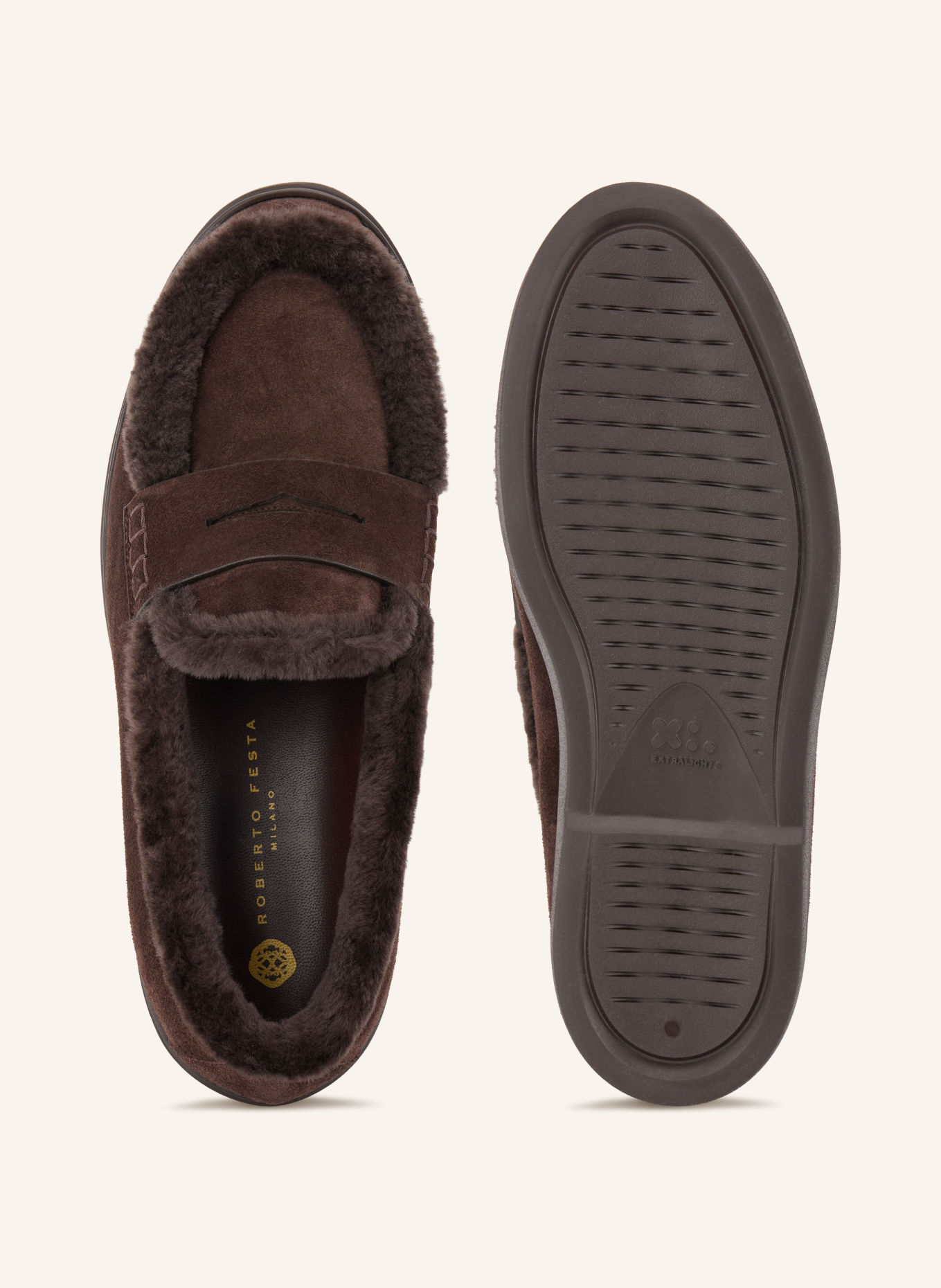 ROBERTO FESTA Penny-Loafer SCILLA: DUNKELBRAUN