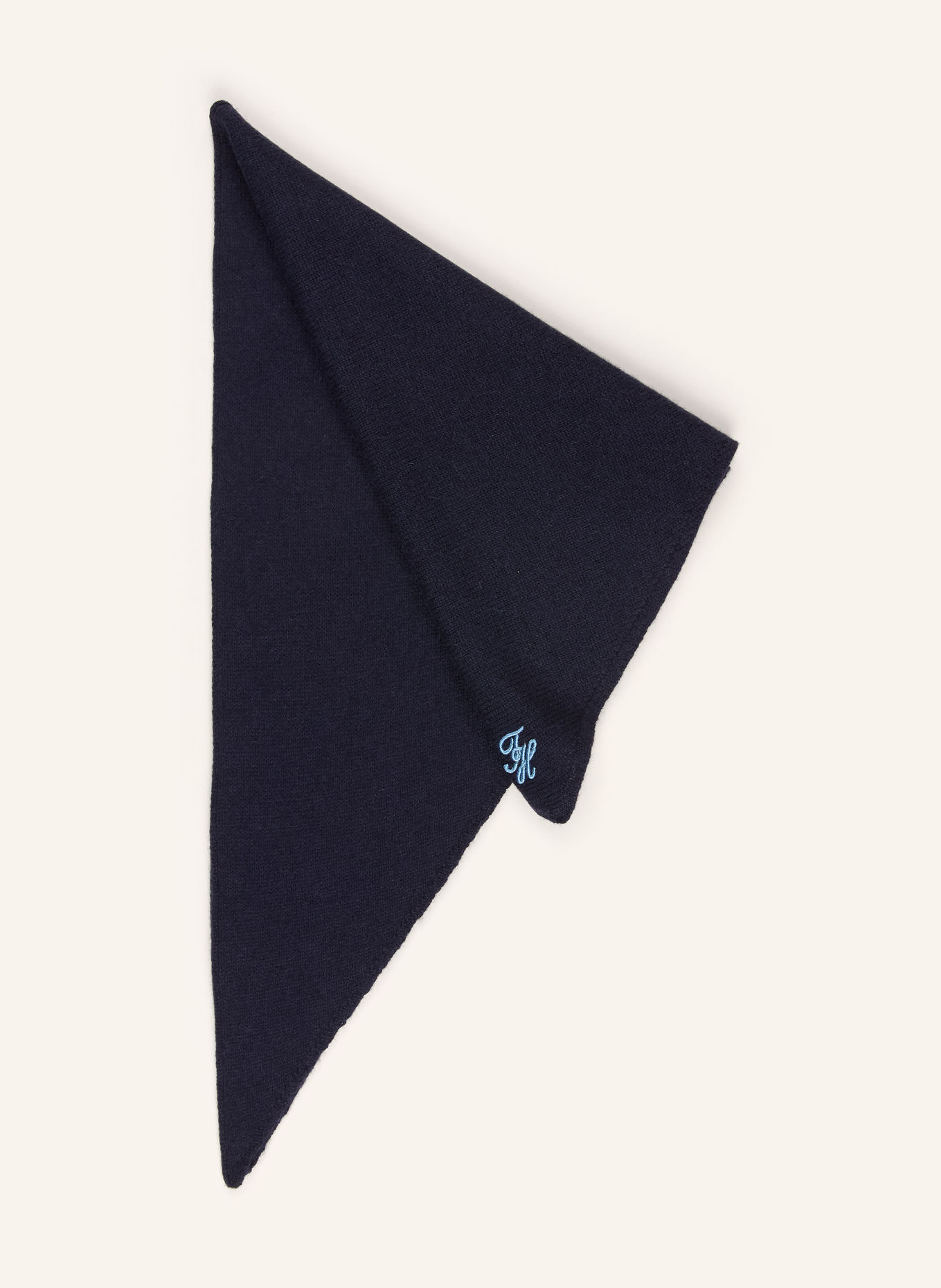 TOMMY HILFIGER Dreieckstuch: DUNKELBLAU