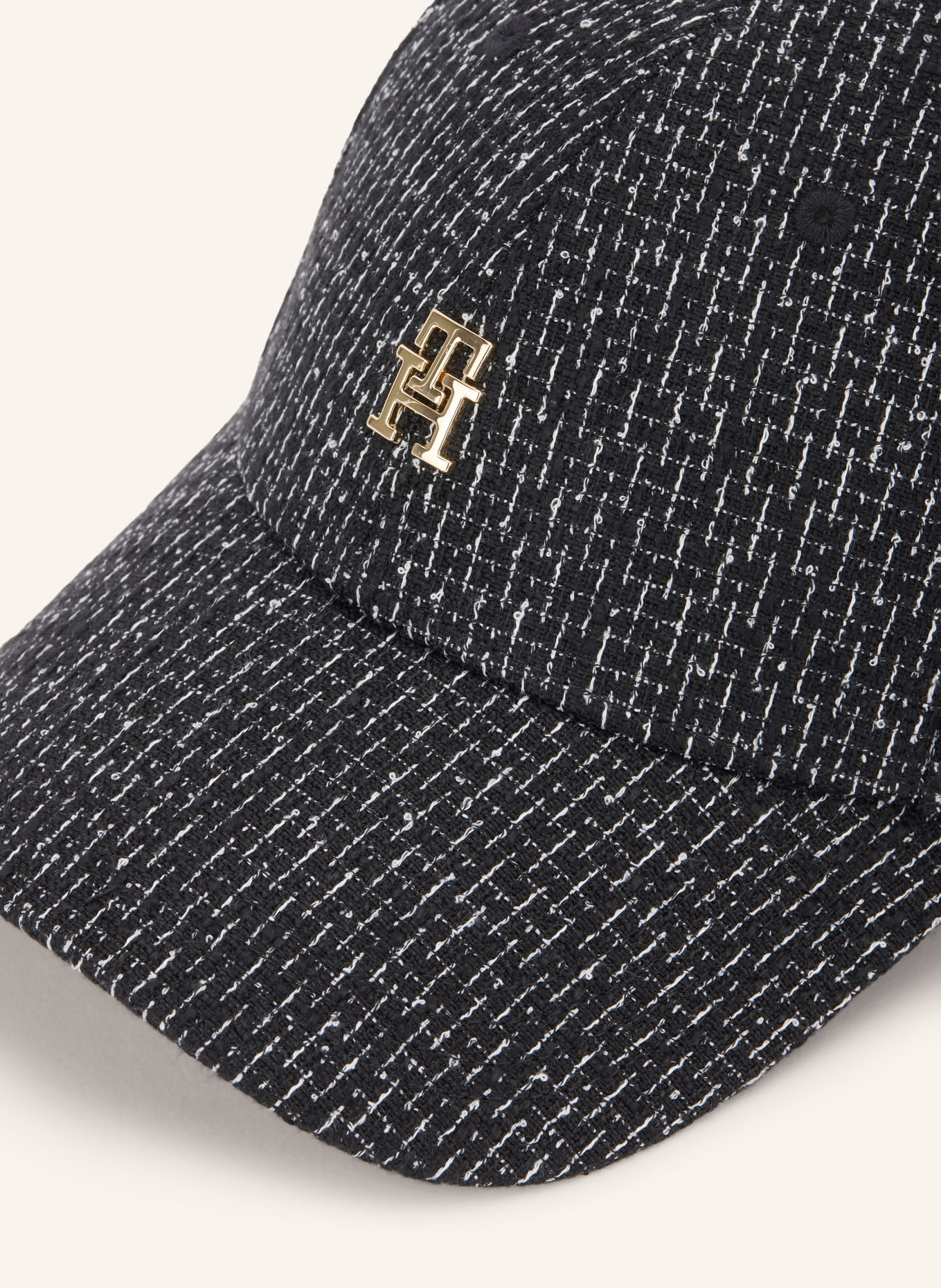 TOMMY HILFIGER Pet: ZWART / GOUD / WIT