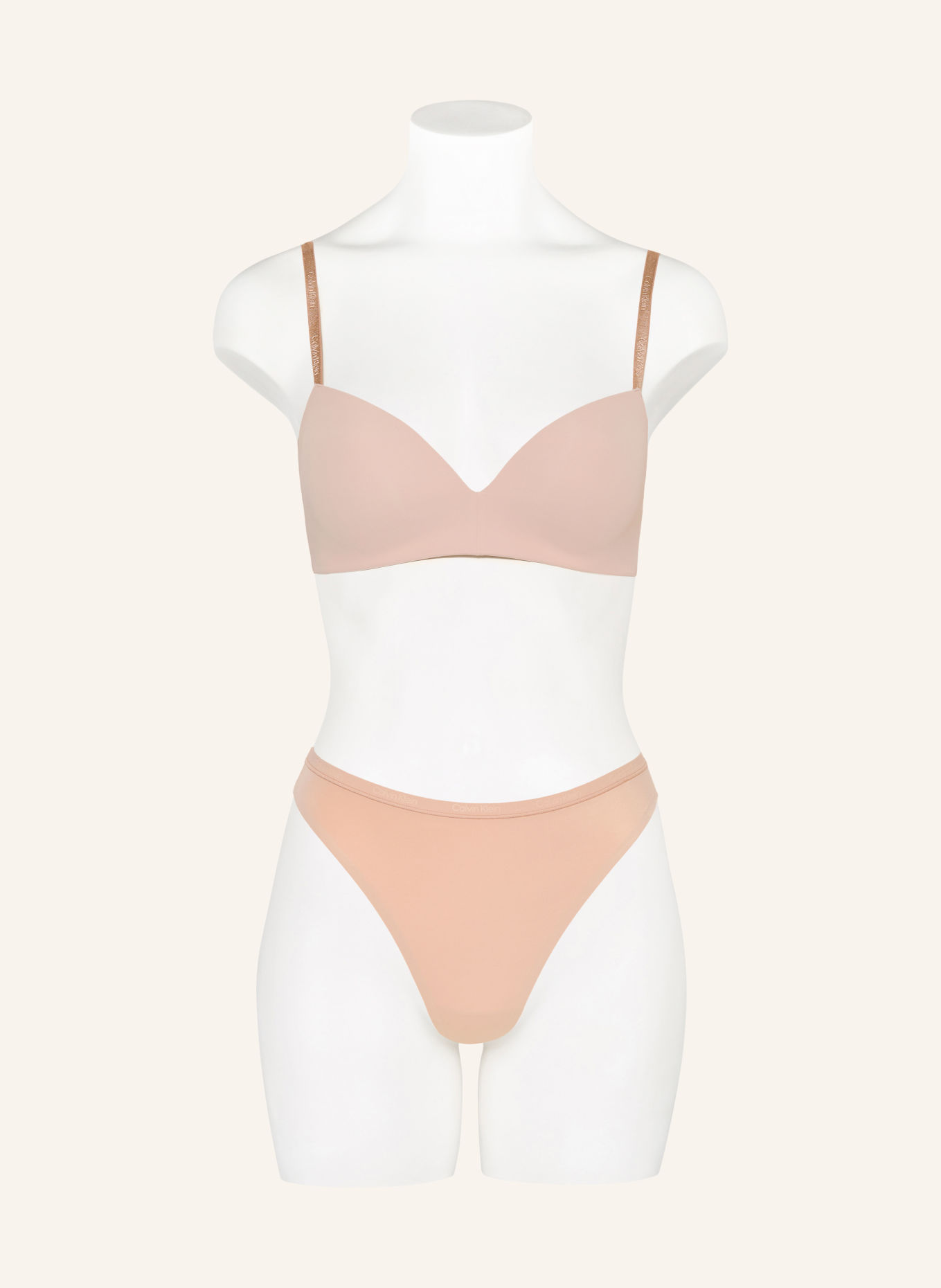 Calvin Klein LIFT WIREFREE Triangle bra: BEIGE