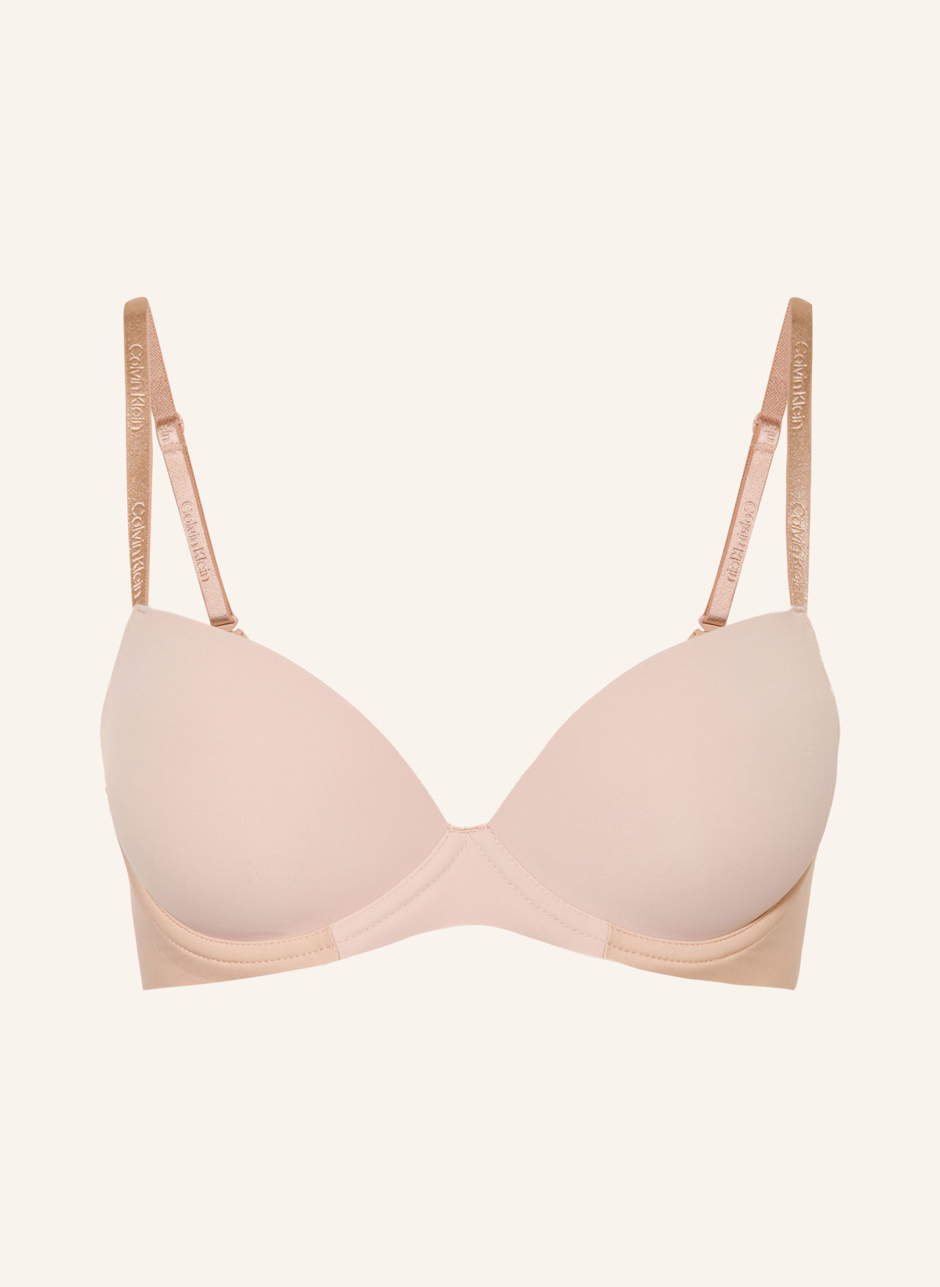 Calvin Klein Underwire bra LIFT DEMI: BEIGE