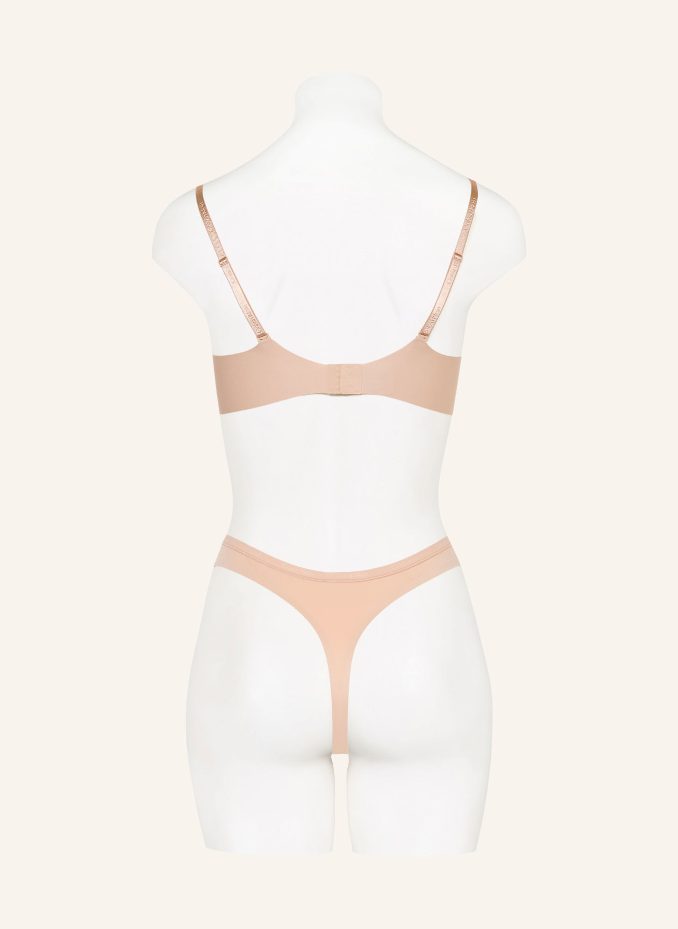 Calvin Klein Underwire bra LIFT DEMI: BEIGE
