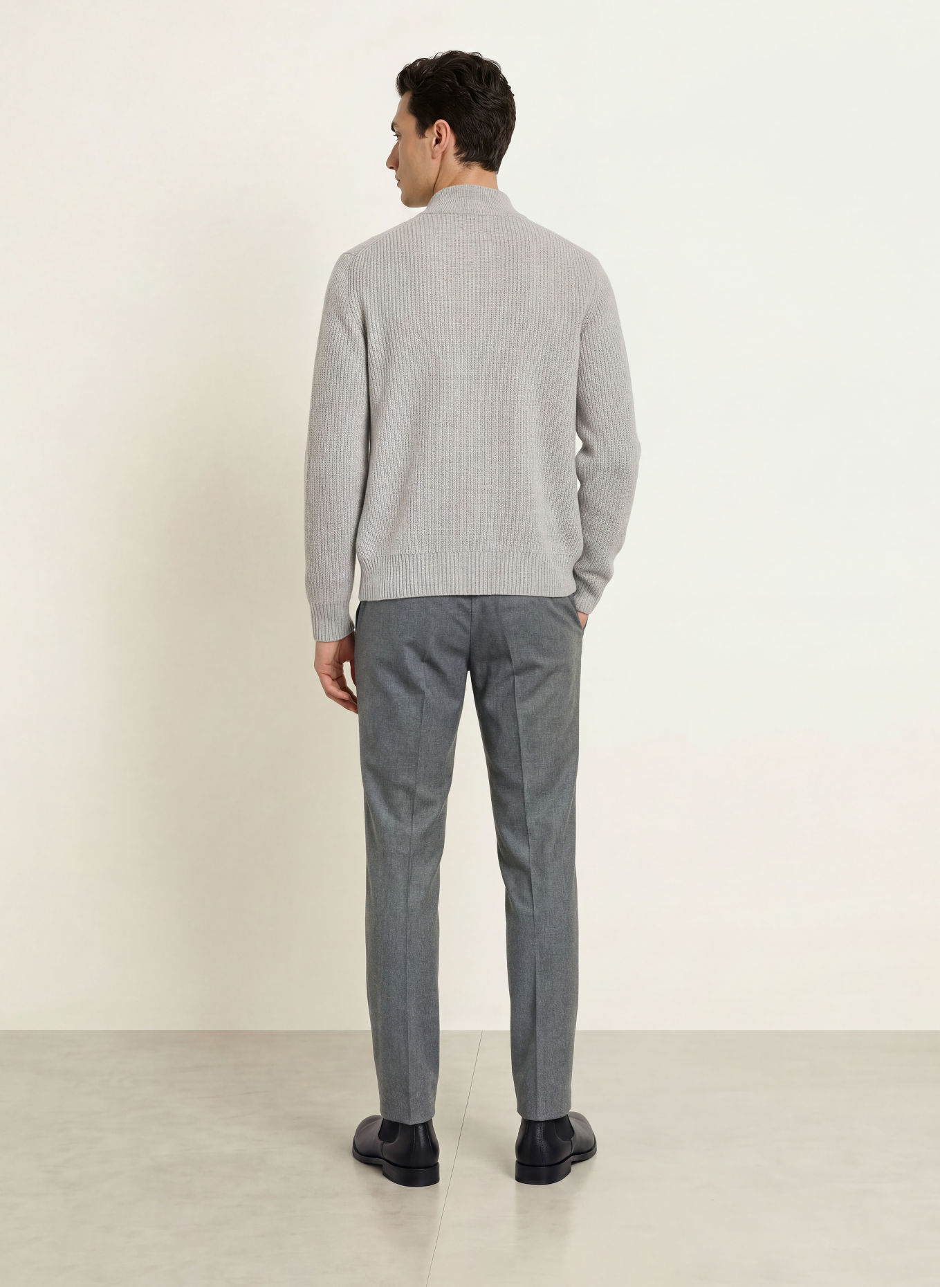 HILTL Byxor TERNI Slim Fit: GRÅ