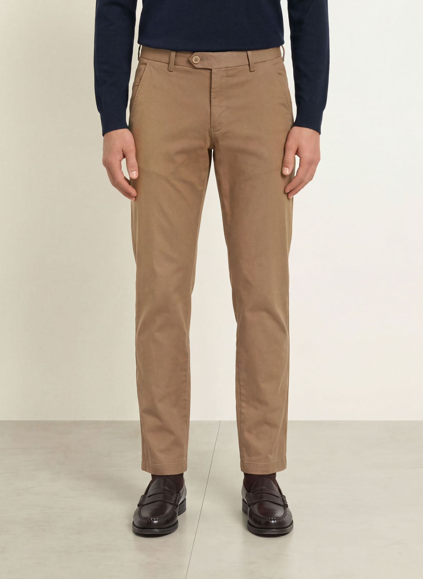 HILTL Chino Extra Slim Fit: KHAKI