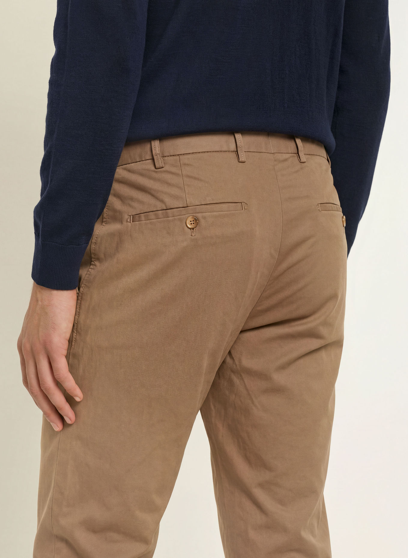 HILTL Chino Extra Slim Fit: KHAKI