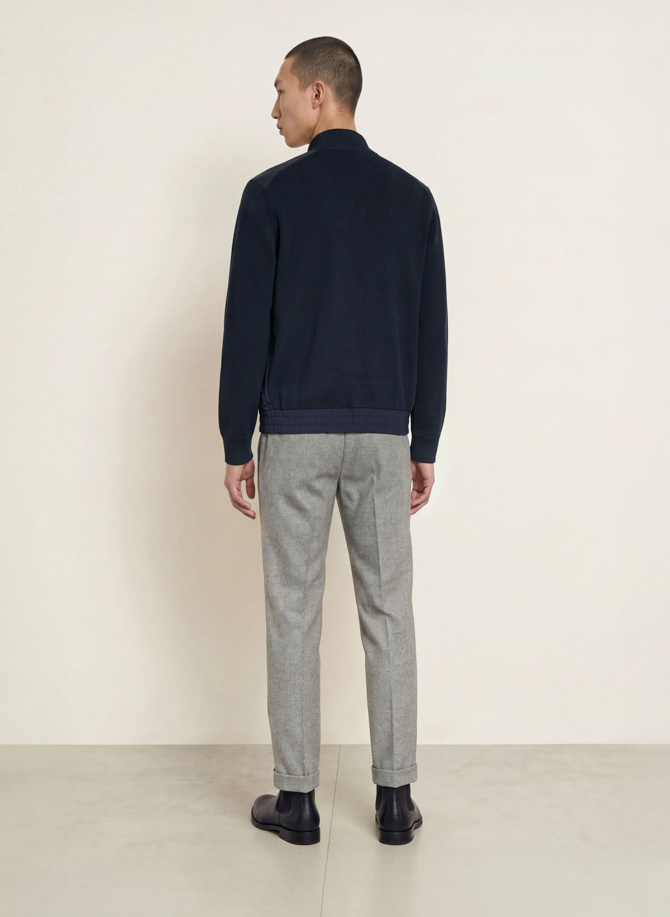 HILTL PRIMO Regular Fit Chinos: GRAY