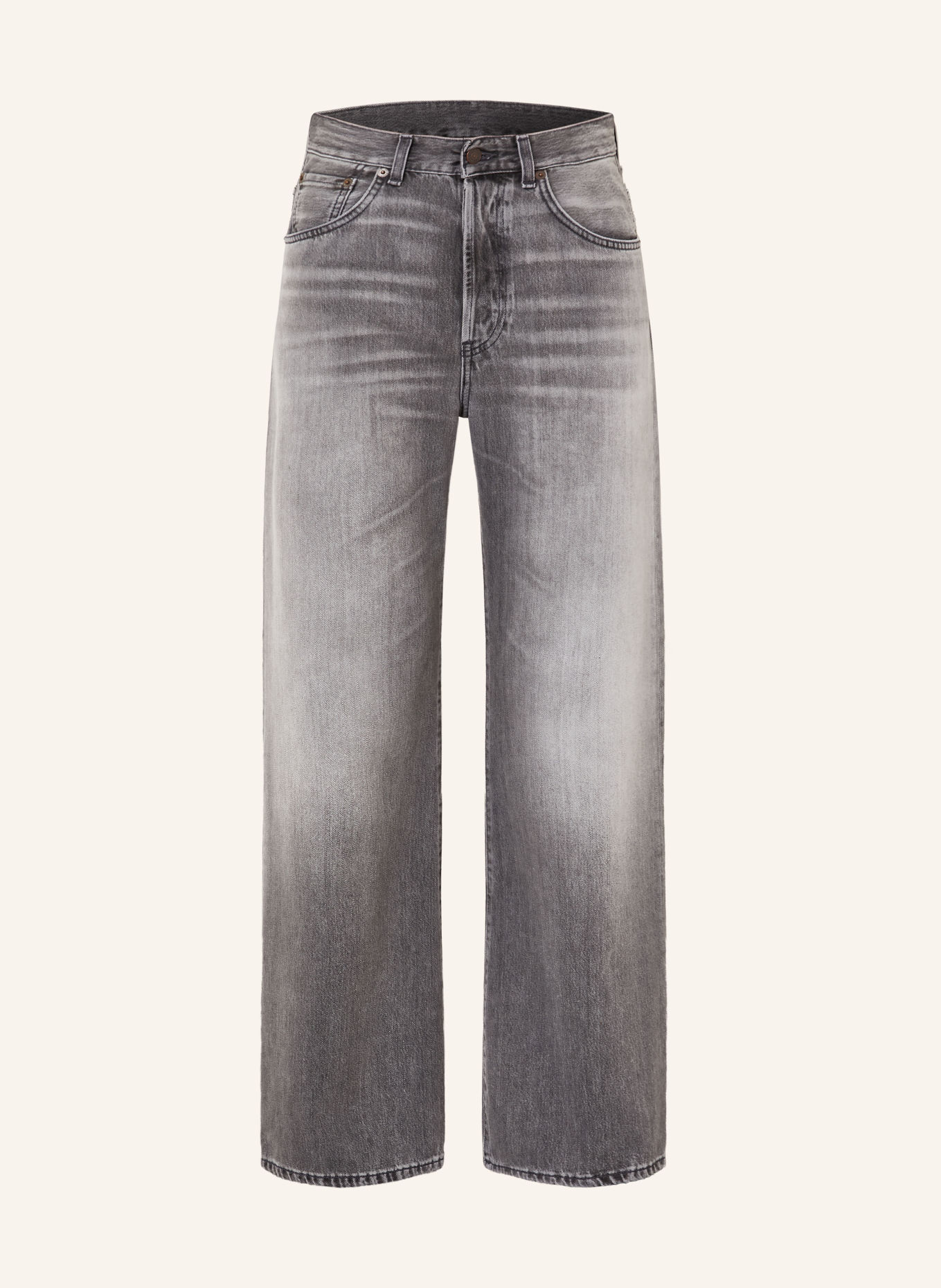Acne Studios Rovné džíny: ASH GREY