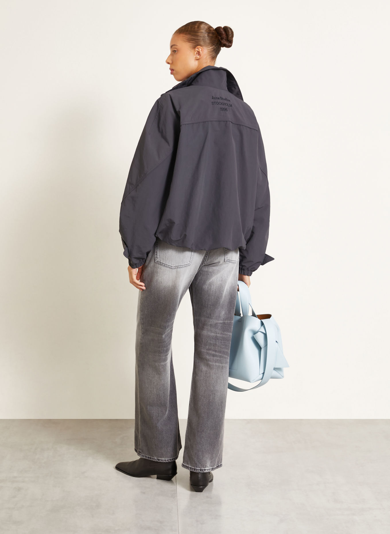 Acne Studios Rovné džíny: ASH GREY