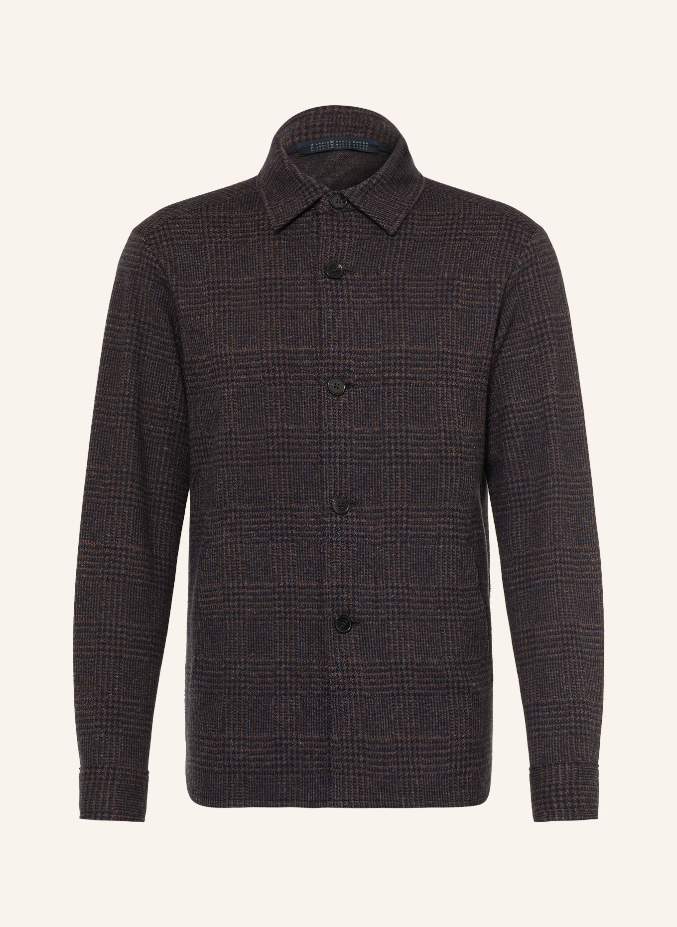 HARRIS WHARF LONDON Overjacket: BRUIN / DONKERBLAUW