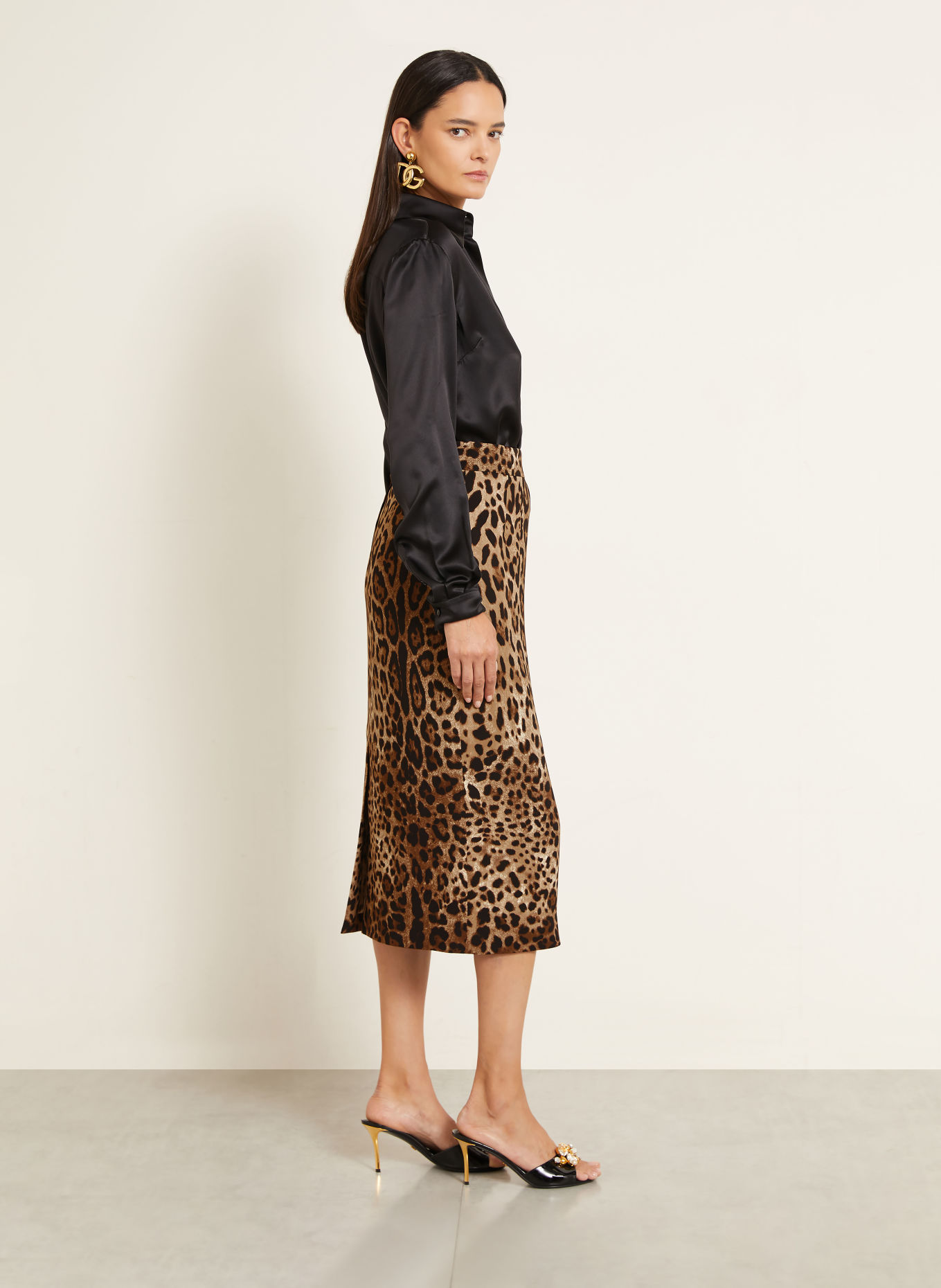 DOLCE & GABBANA Fustă: MARO DESCHIS / MARO / NEGRU