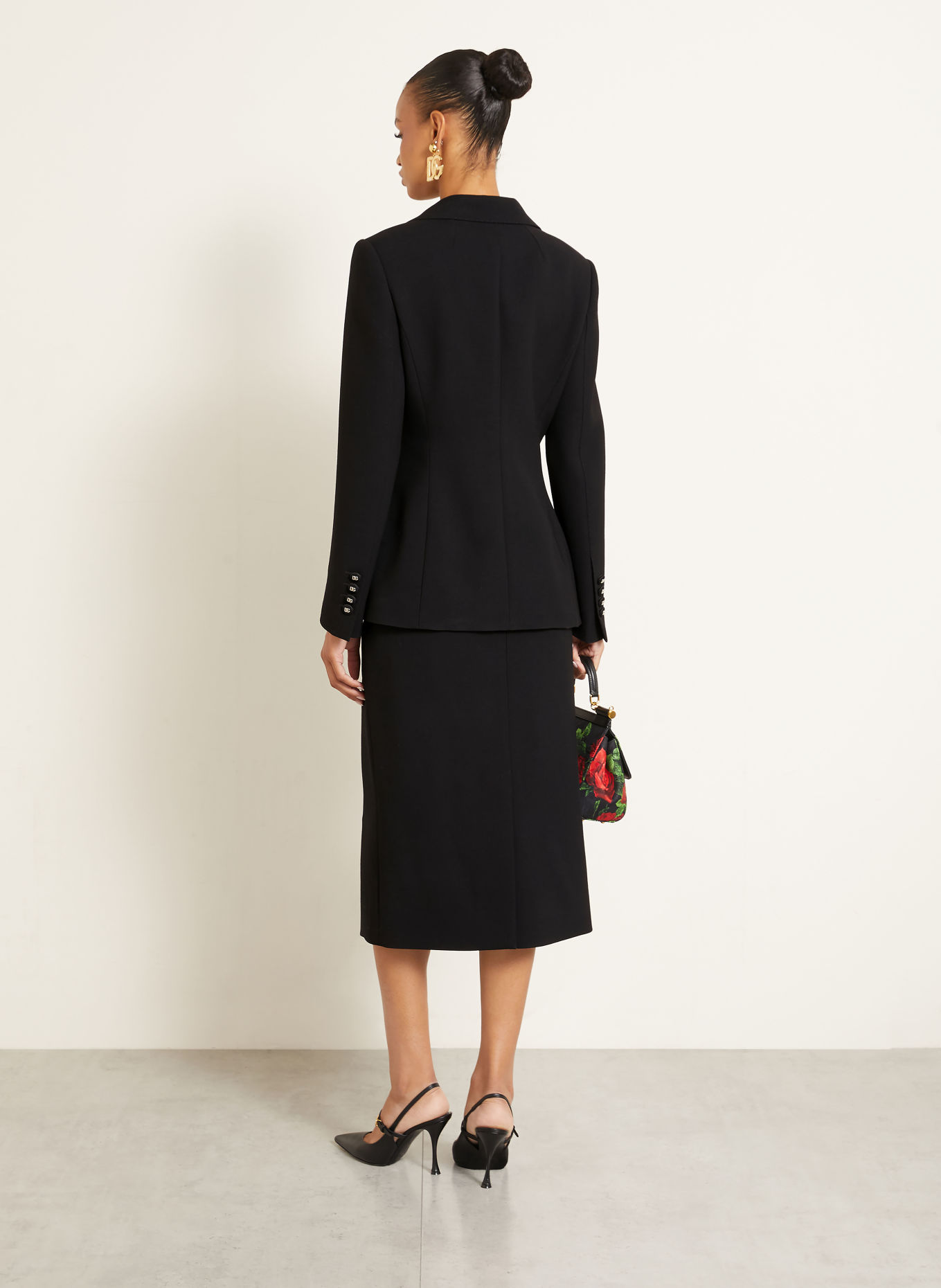 DOLCE & GABBANA Jupe: NOIR
