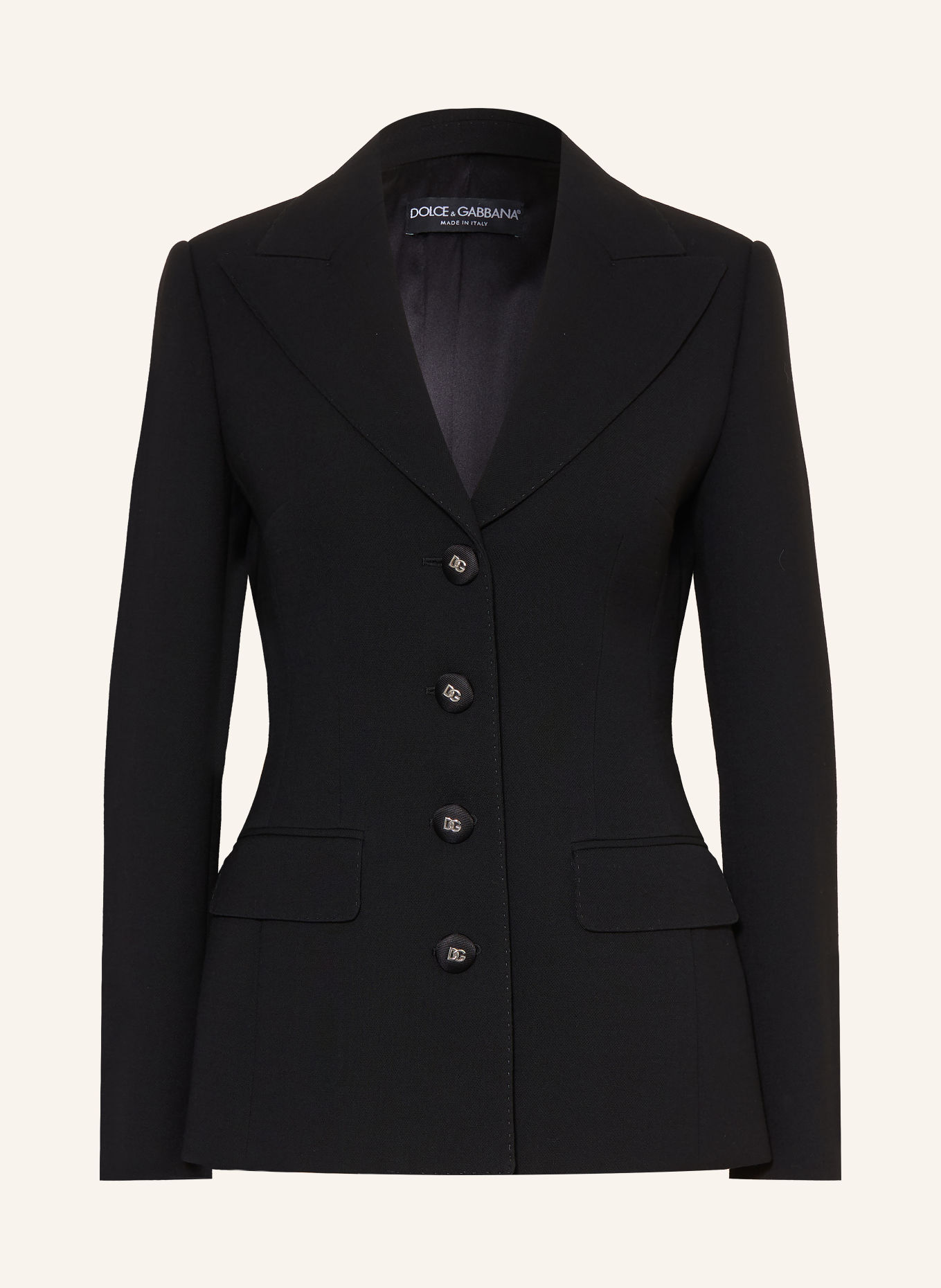 DOLCE & GABBANA Marynarka: CZARNY