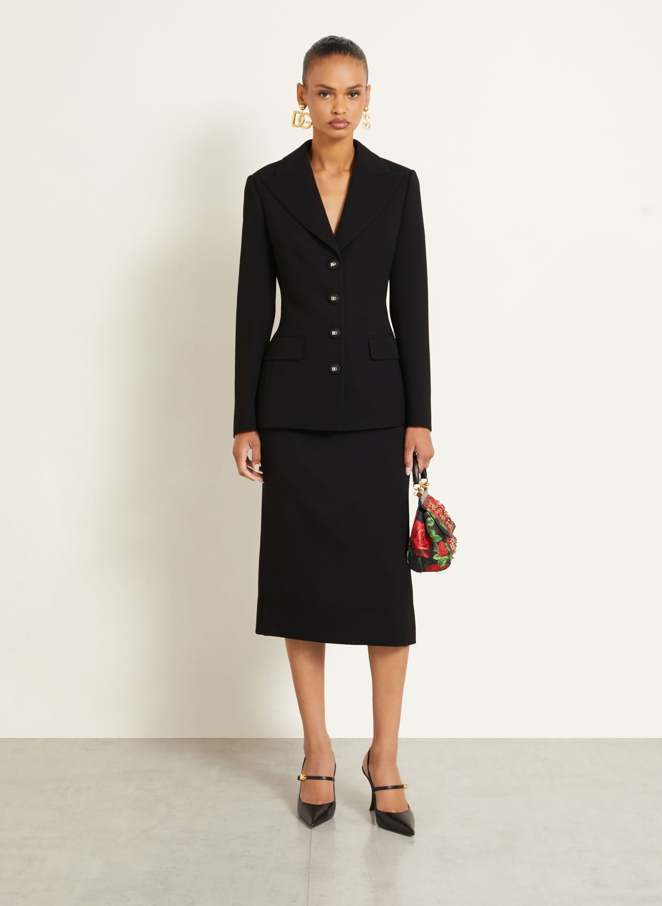 DOLCE & GABBANA Marynarka: CZARNY