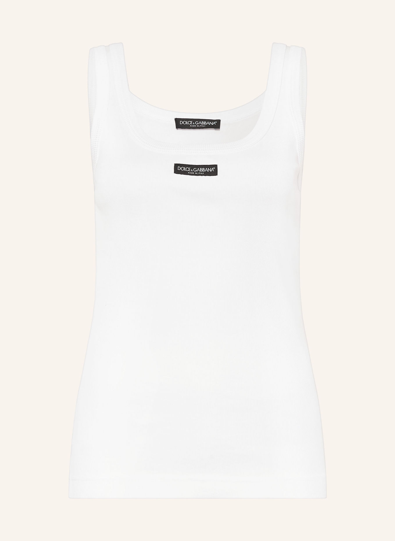 DOLCE & GABBANA Top: BIAŁY