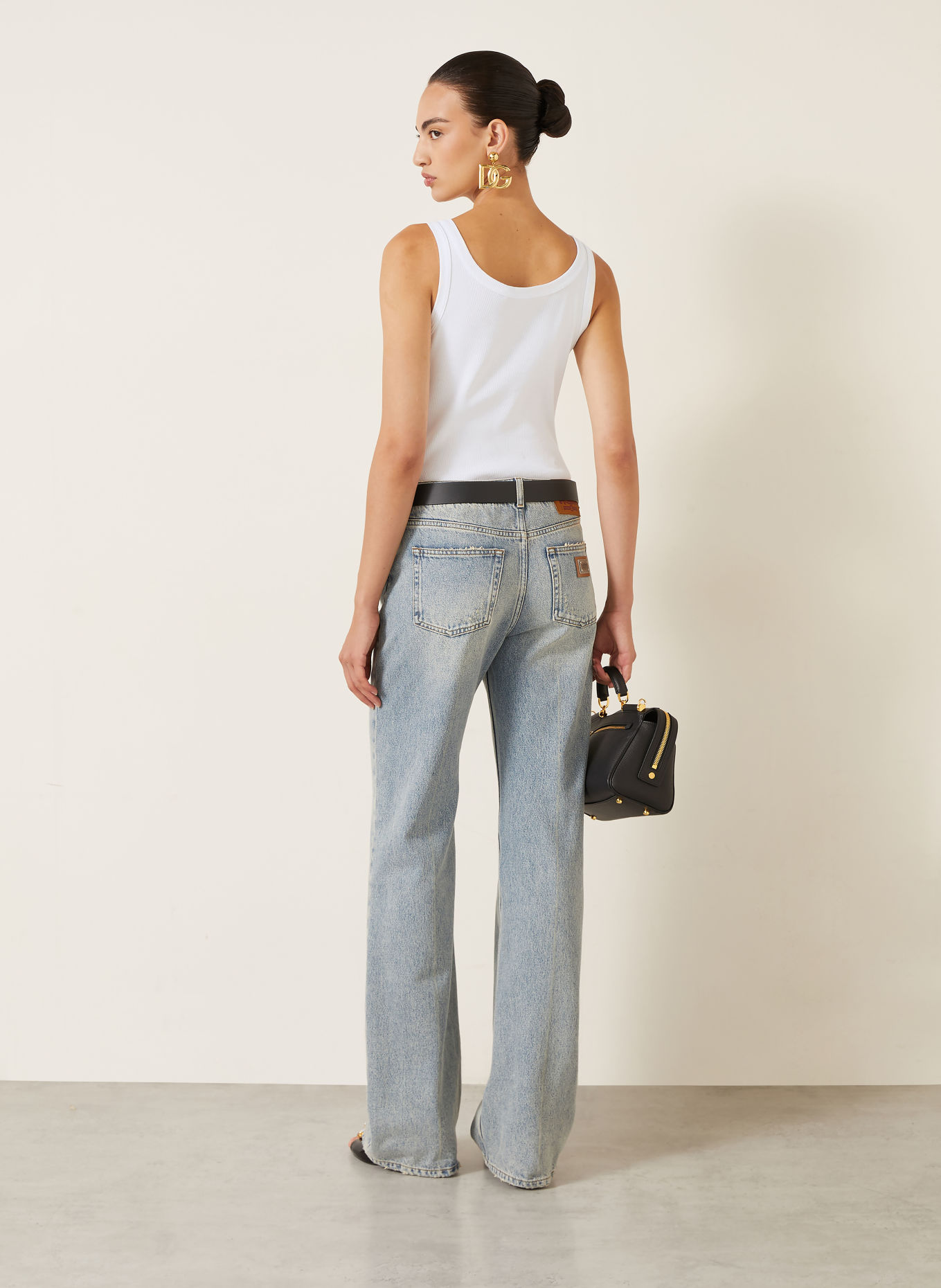 DOLCE & GABBANA Top: BIAŁY