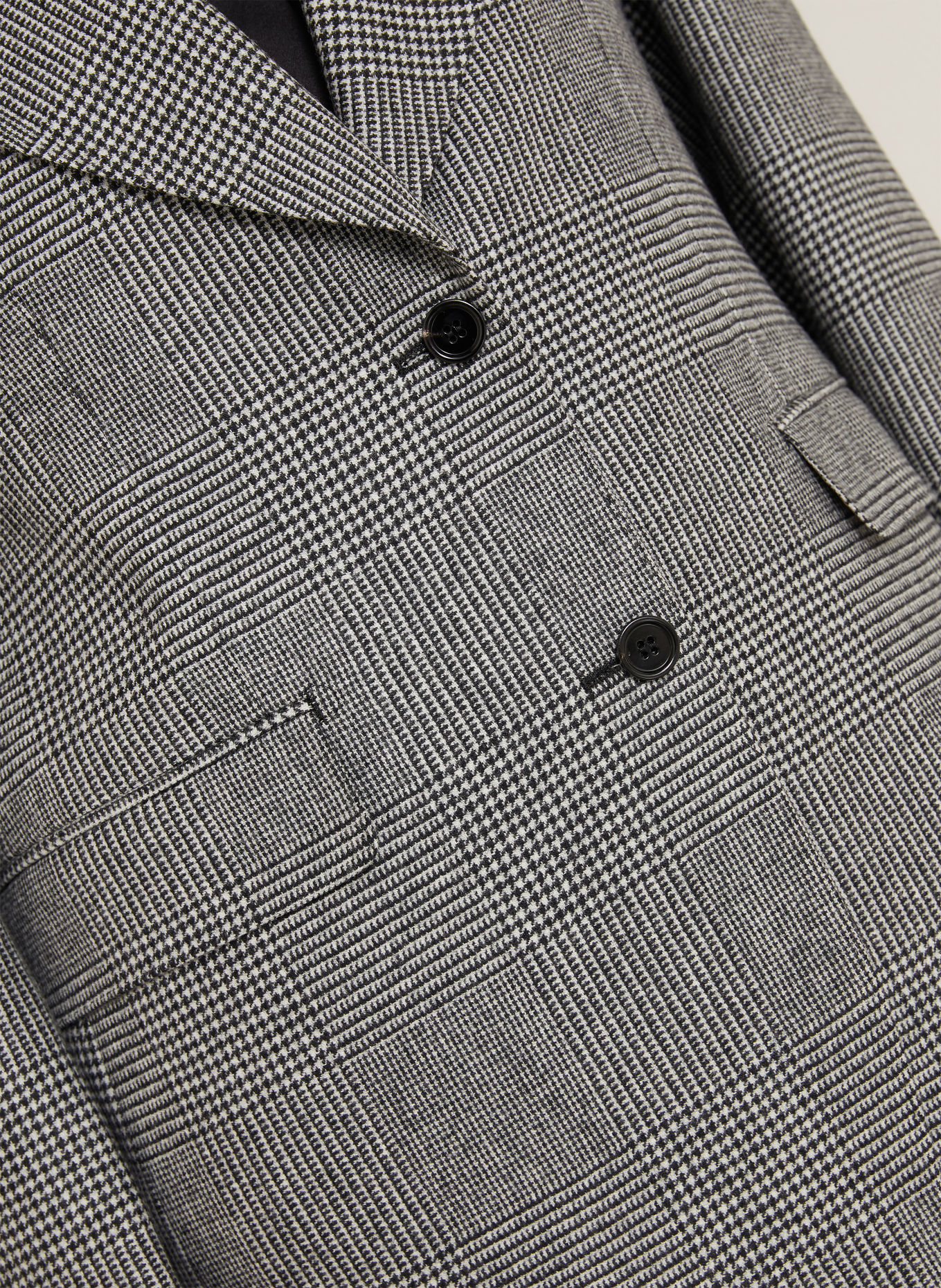 DOLCE & GABBANA Lång blazer: SVART / LJUSGRÅ