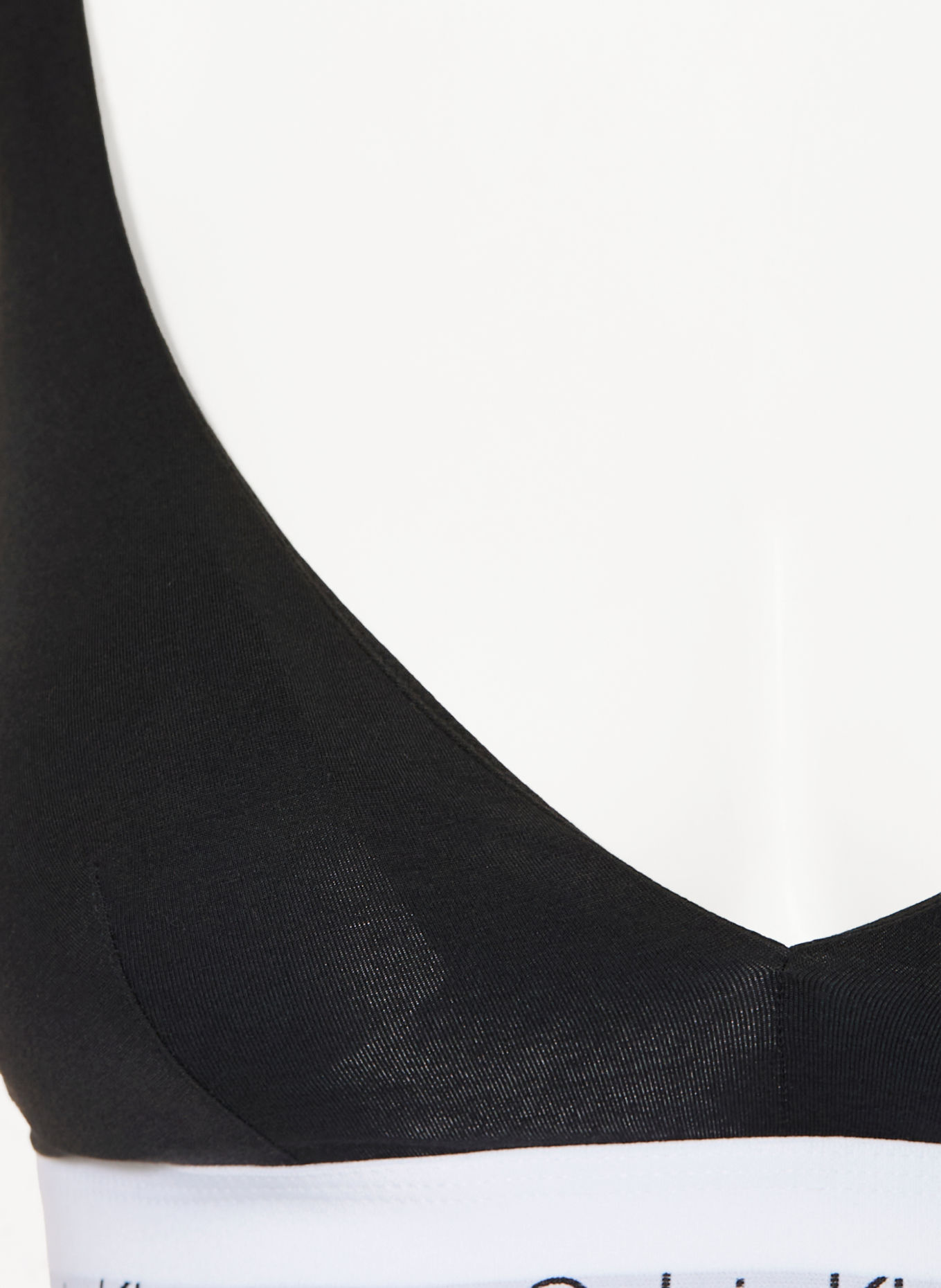 Calvin Klein Push-up-BH ICON COTTON MODAL: SCHWARZ / WEISS