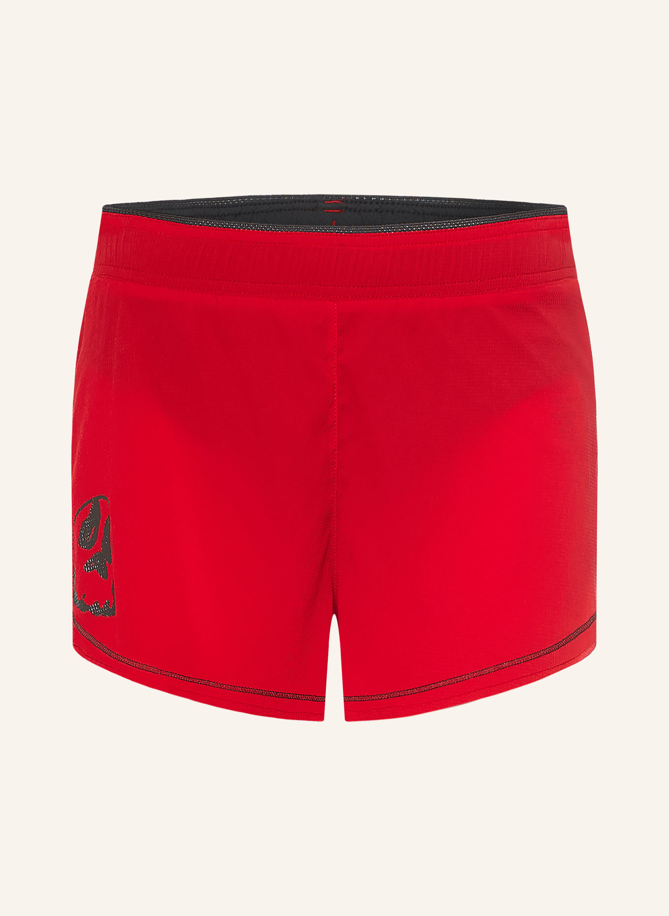 Y-3 2-in-1 hardloopshort Y3 RUNNING: ROOD / ZWART