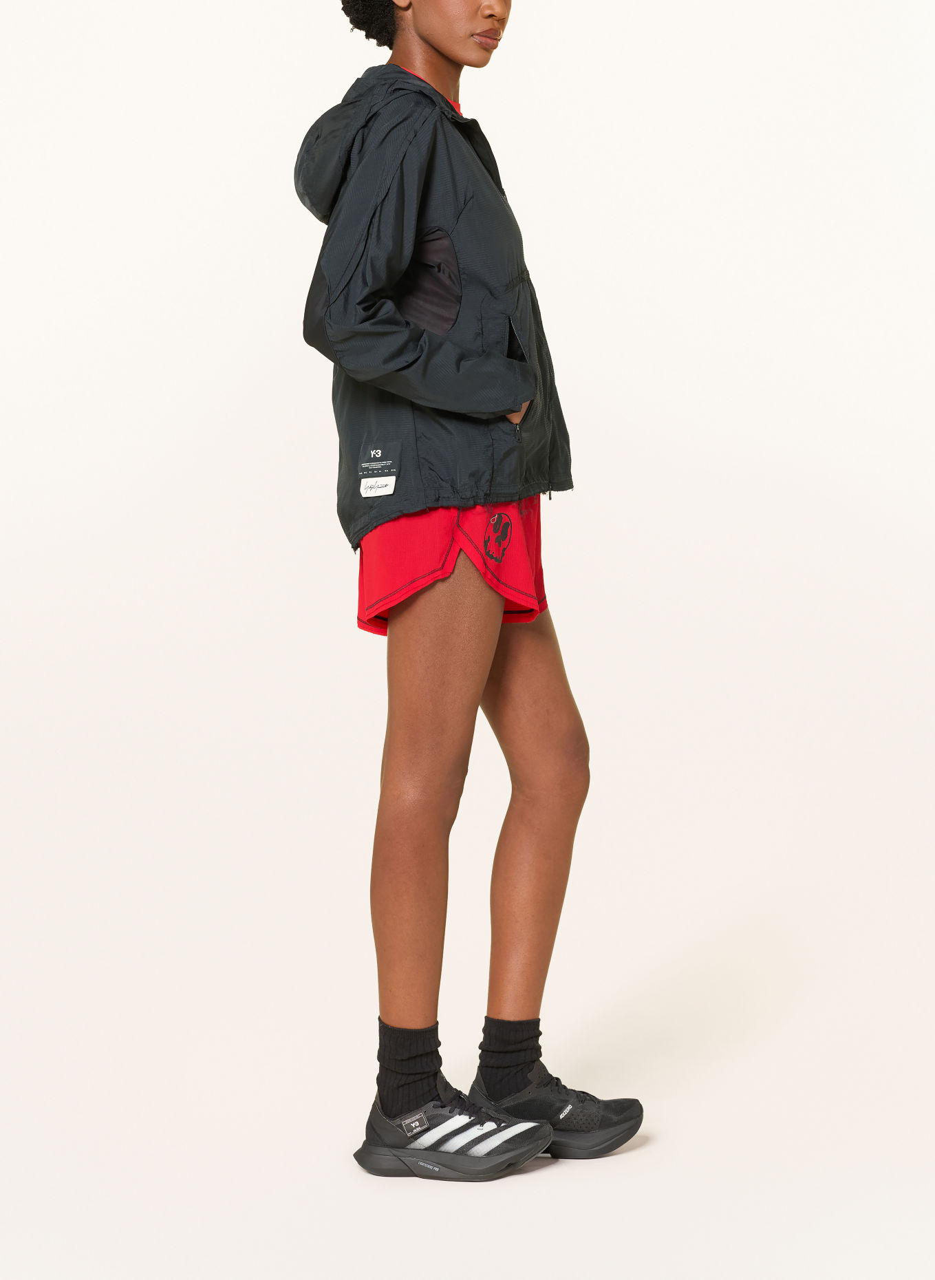 Y-3 Hardloopjas: ZWART