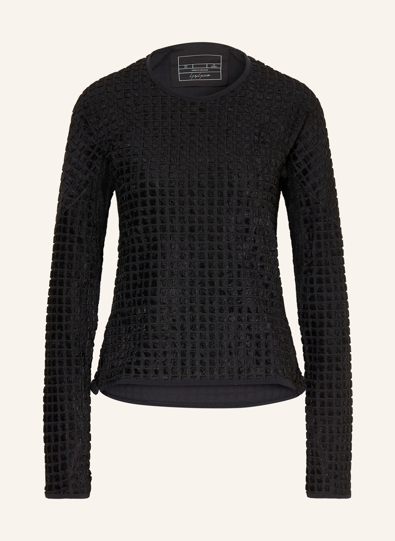 Y-3 REVERSE Running Shirt: BLACK