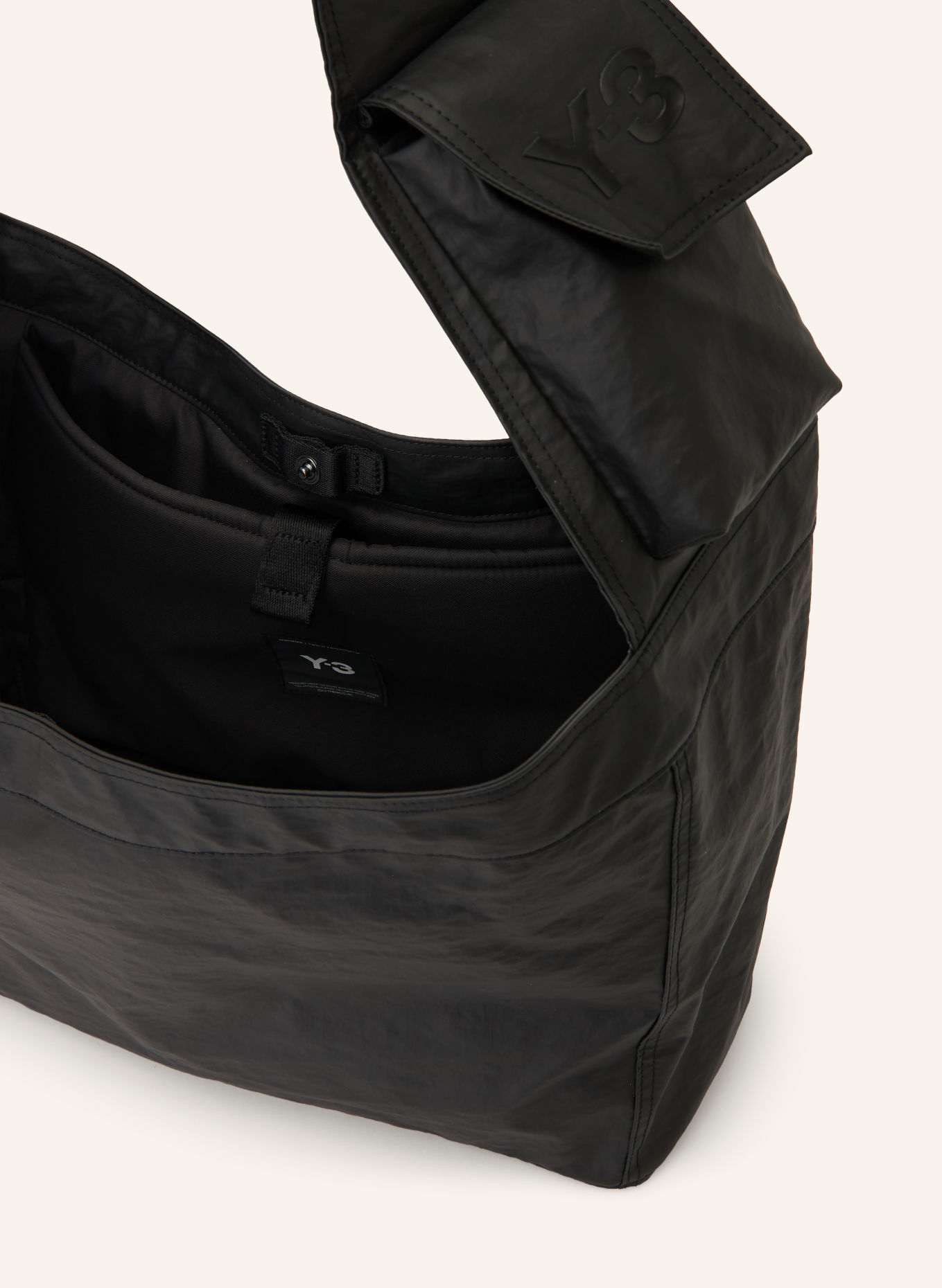 Y-3 Y-3 NEWSPAPER BAG L Crossbody bag: BLACK