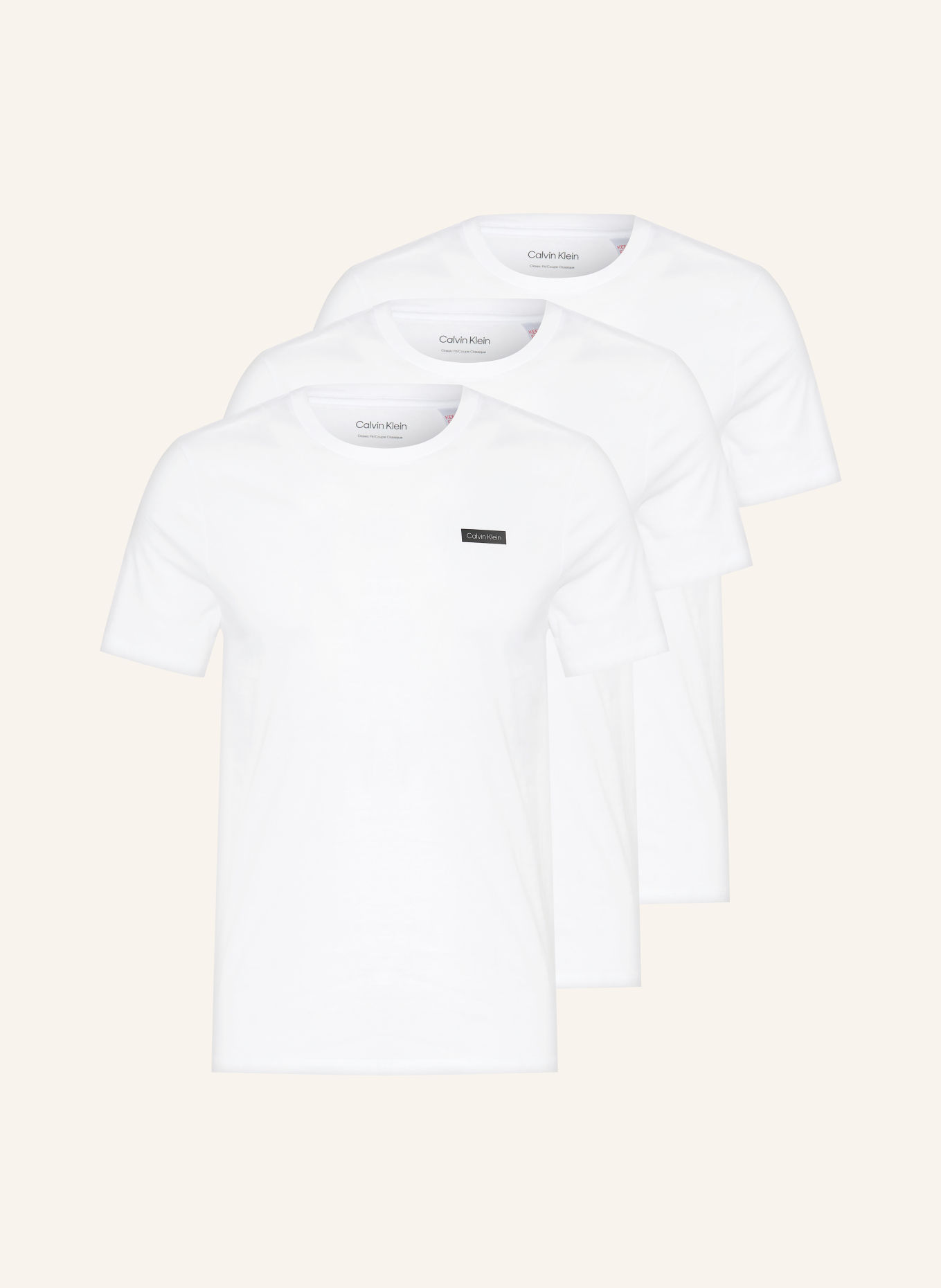 Calvin Klein 3-pak T-shirts: HVID