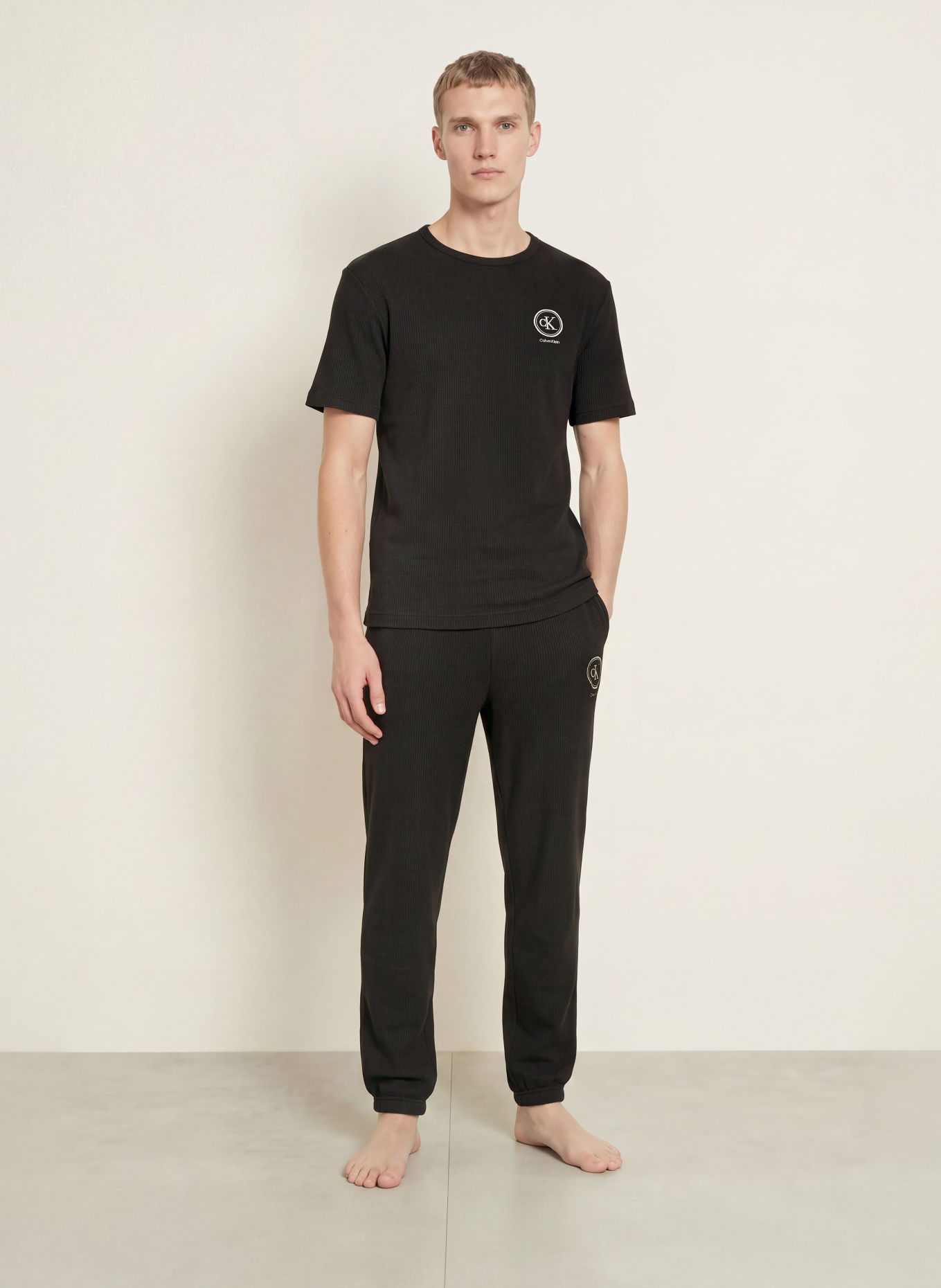 Calvin Klein Loungeshirt: ZWART
