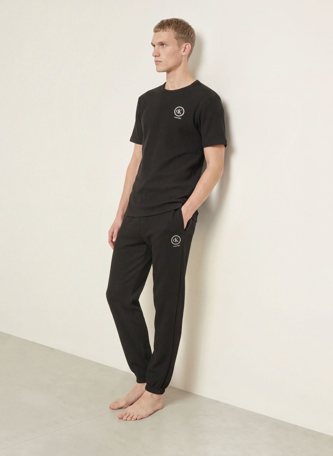 Calvin Klein Loungeshirt: ZWART