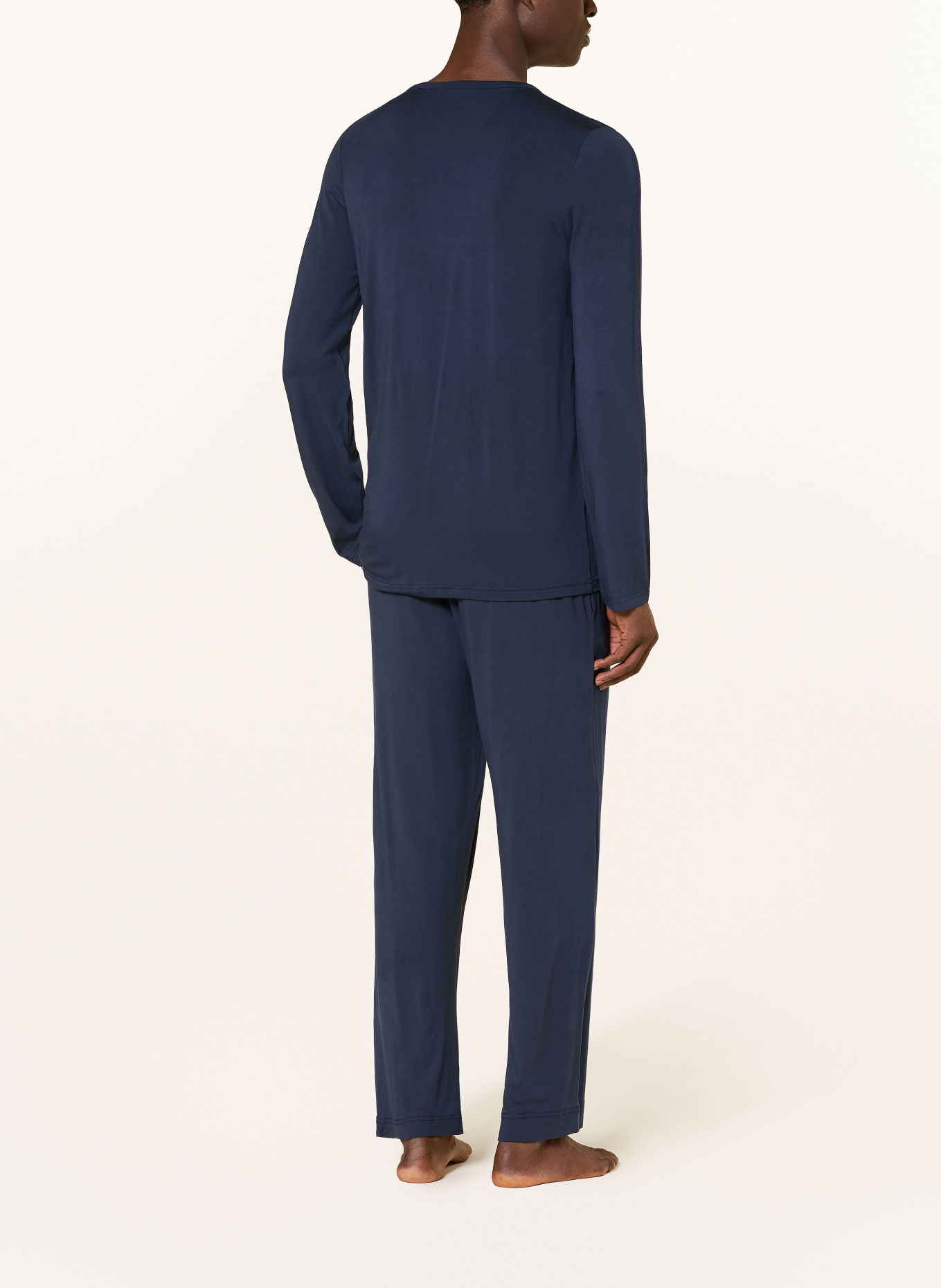 Calvin Klein Pyjama ULTRA SOFT MODAL: DONKERBLAUW