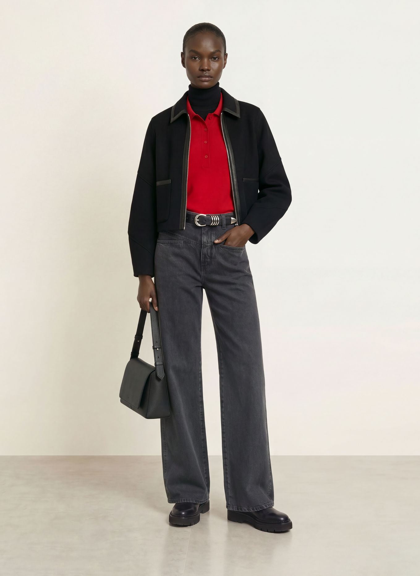 Mackage Blazer SOLANA: ZWART