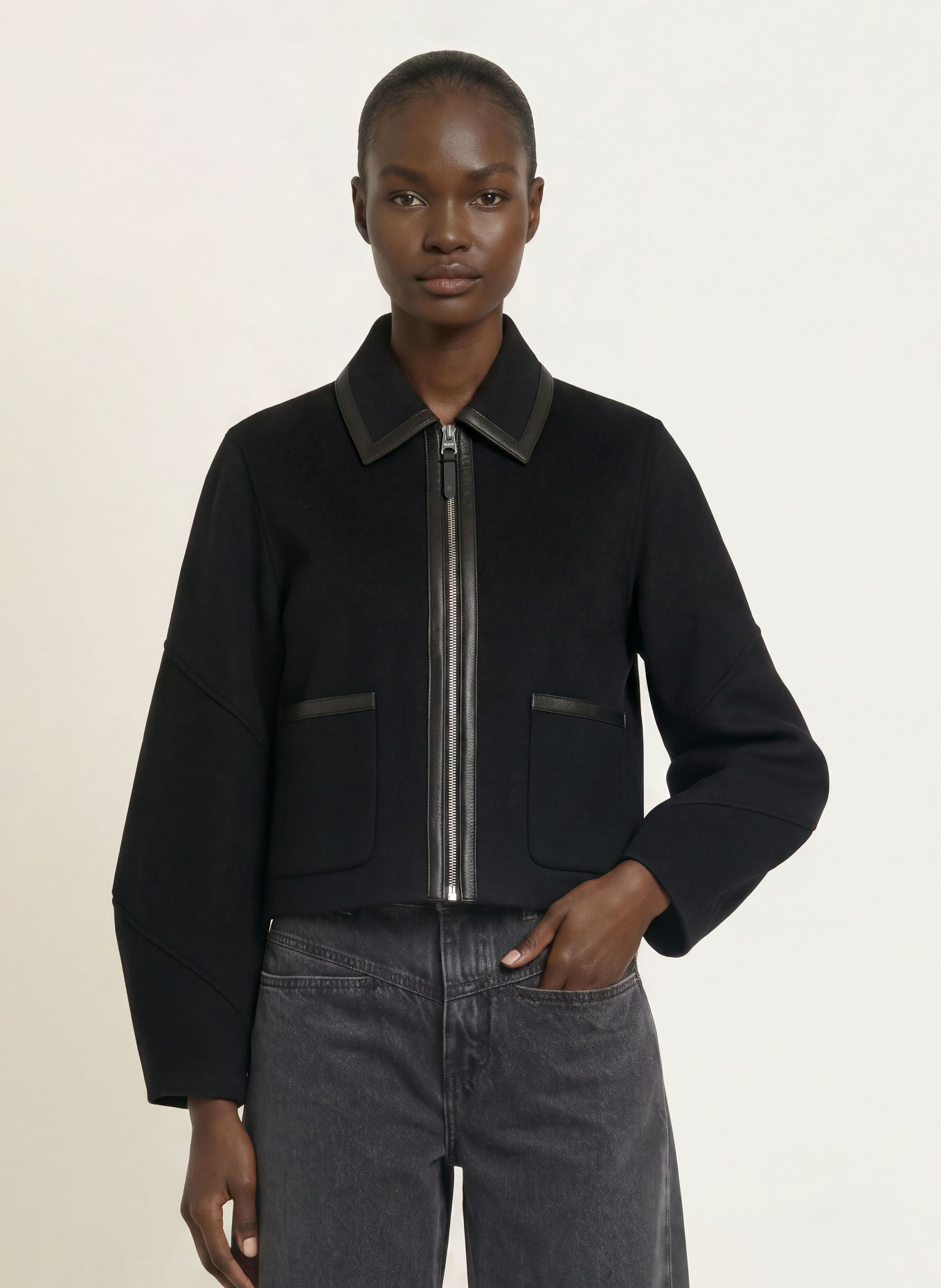 Mackage Blazer SOLANA: ZWART