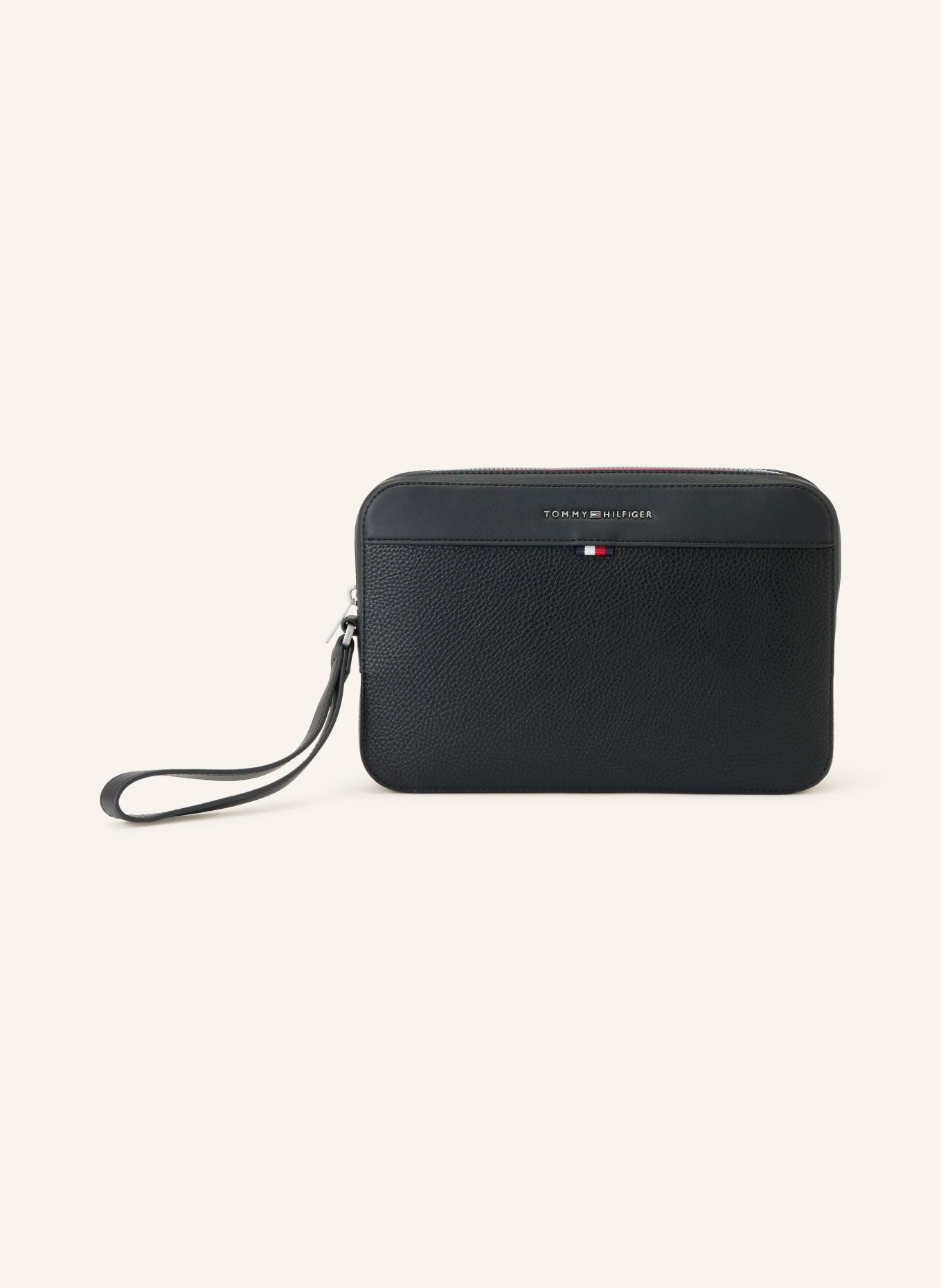 TOMMY HILFIGER Pouch: BLACK / SILVER