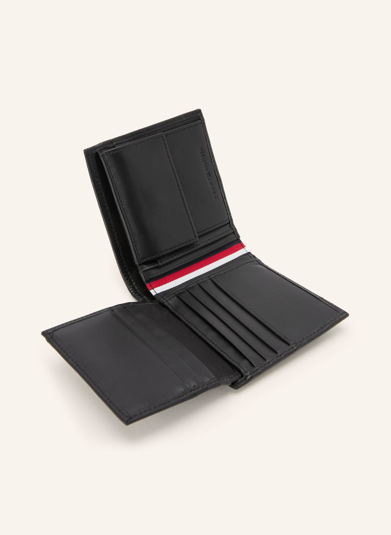TOMMY HILFIGER Geldbörse: SCHWARZ