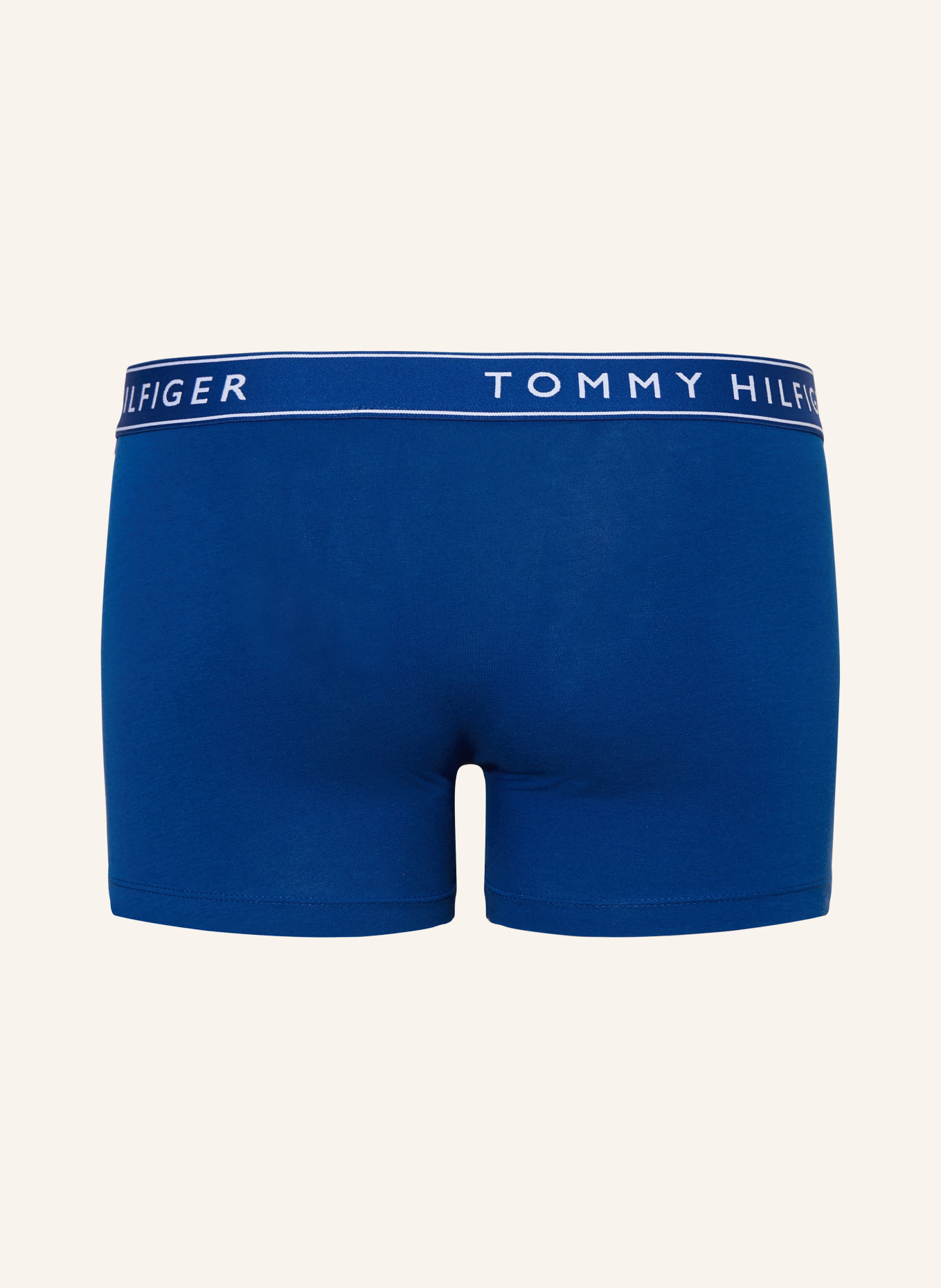 TOMMY HILFIGER Set de 3 boxeri: ALBASTRU / ALBASTRU-CENUȘIU / ALBASTRU ÎNCHIS