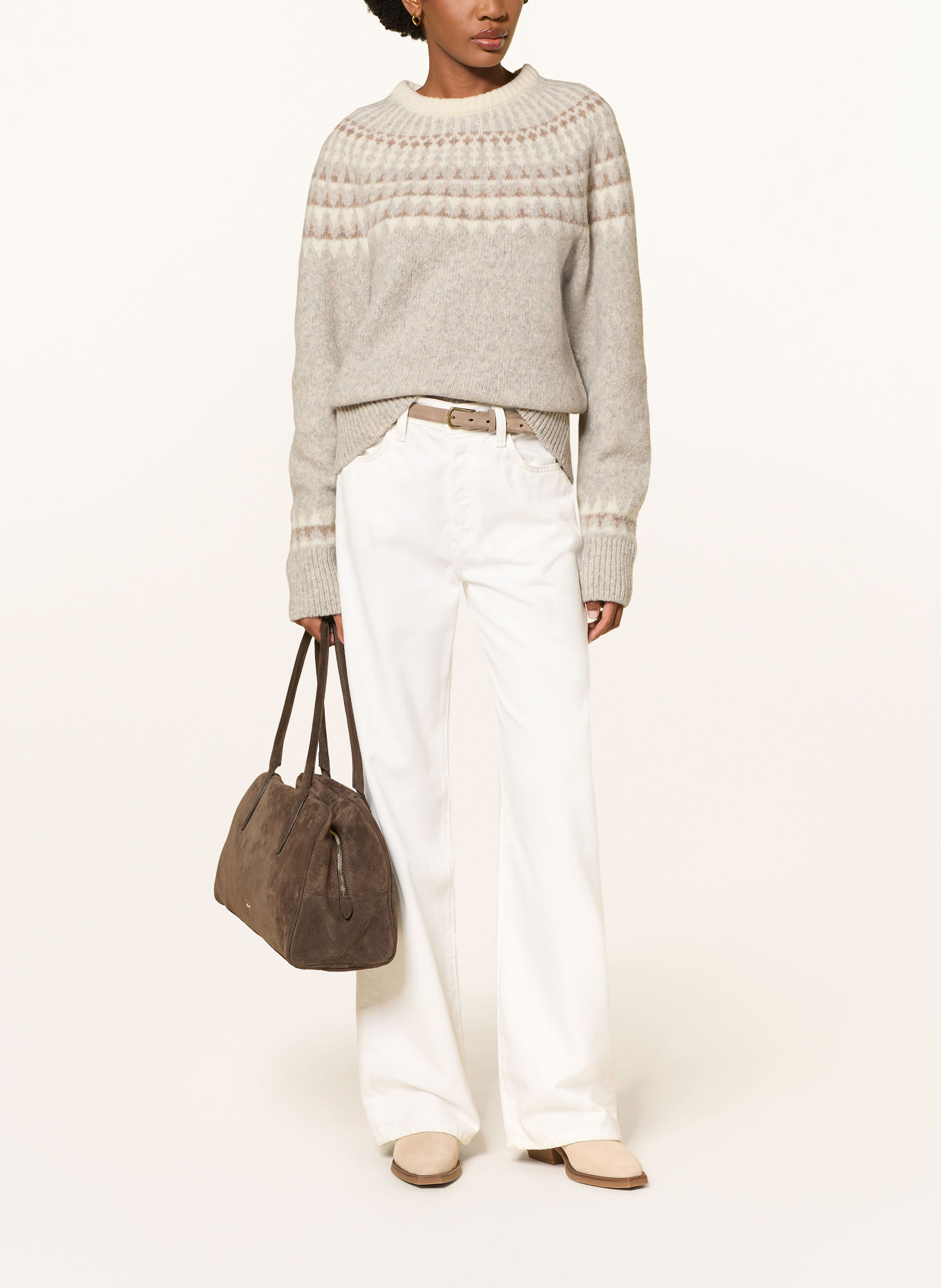 SoSUE Pull: GRIS CLAIR / BEIGE / ÉCRU