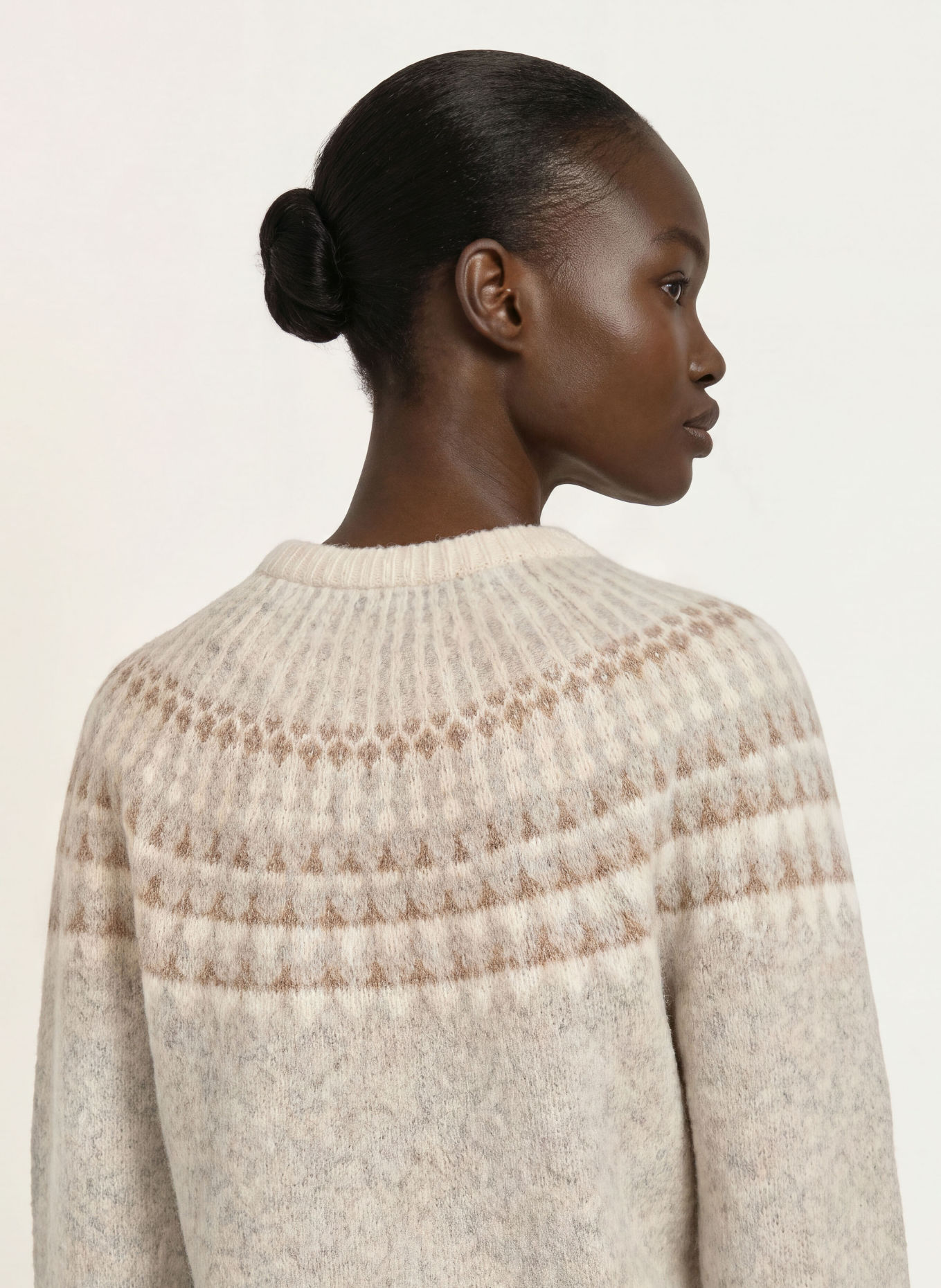 SoSUE Pull: GRIS CLAIR / BEIGE / ÉCRU