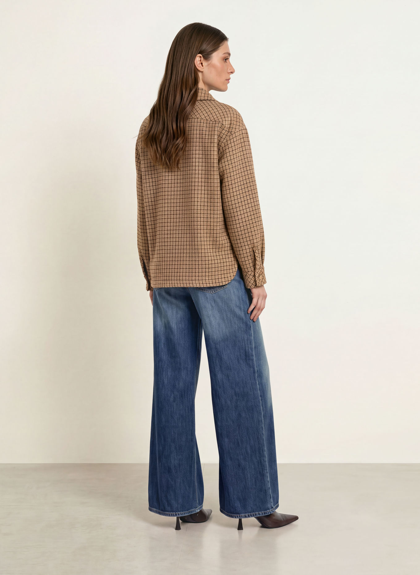 SoSUE CAITLIN Overshirt: CAMEL / BROWN / BEIGE