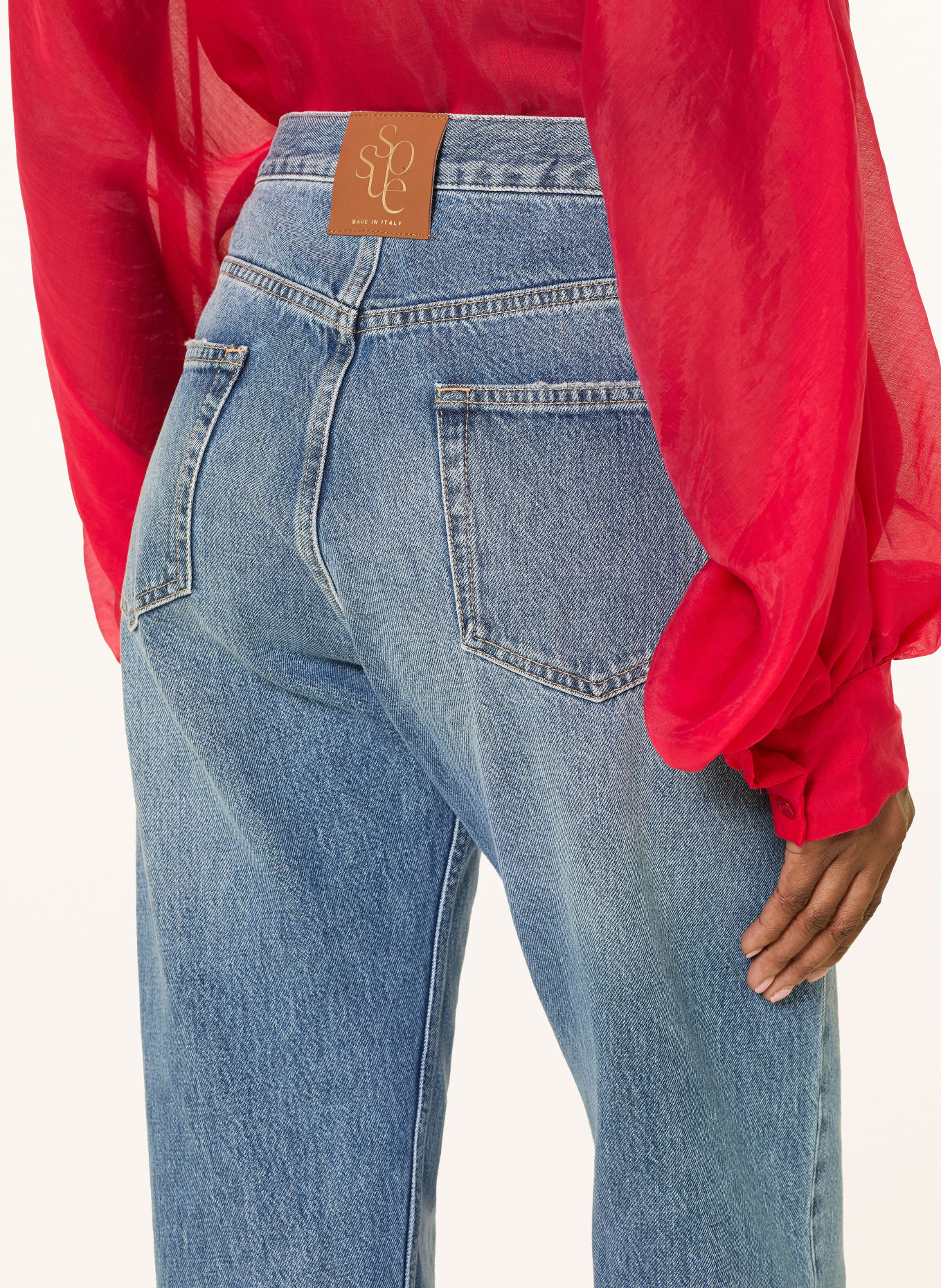 SoSUE Rovné džíny SIENNA: color LBL denim blau