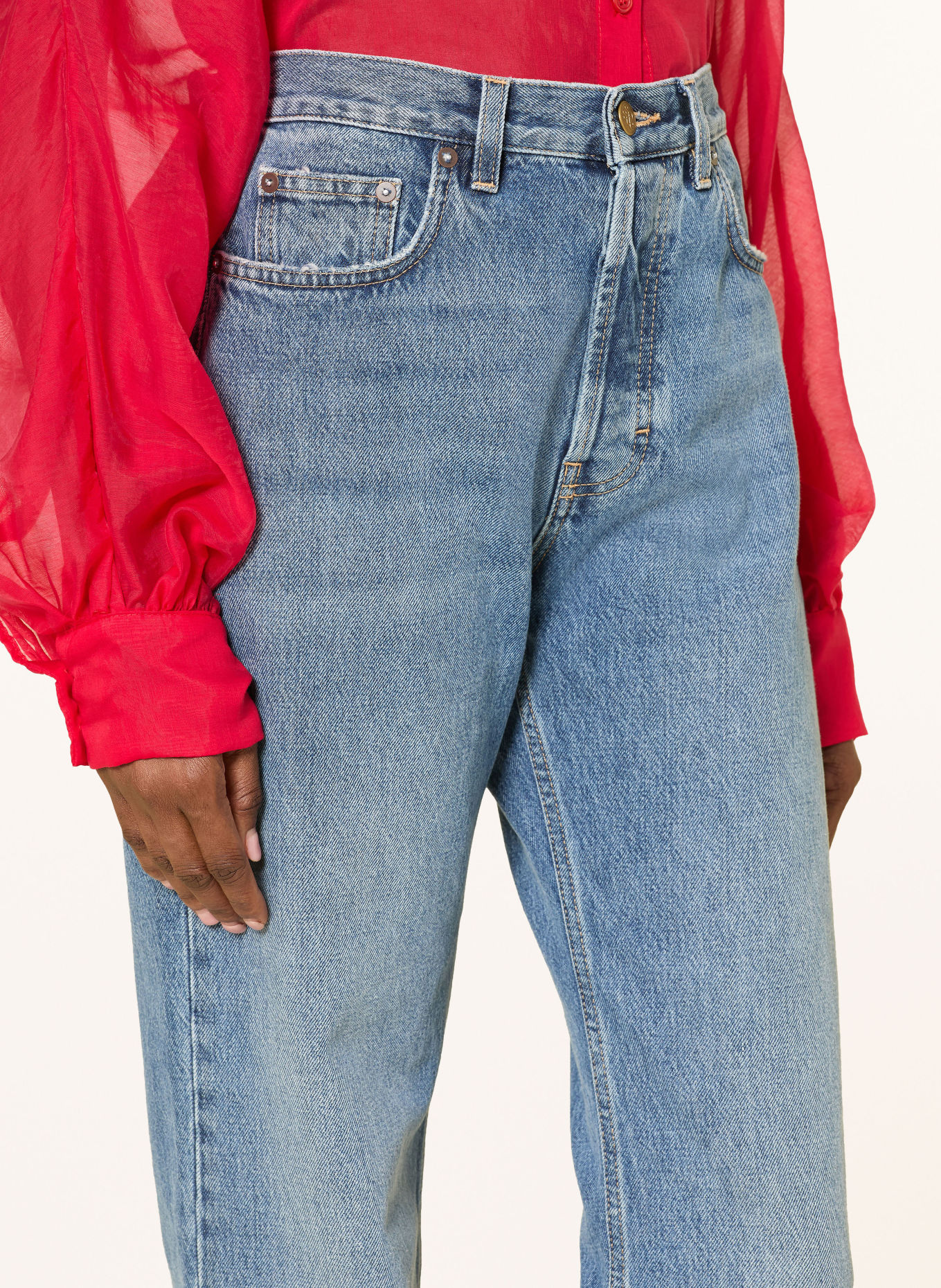 SoSUE Rovné džíny SIENNA: color LBL denim blau