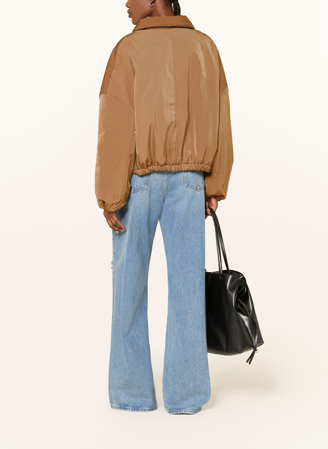 SoSUE Bomber jacket: LIGHT BROWN