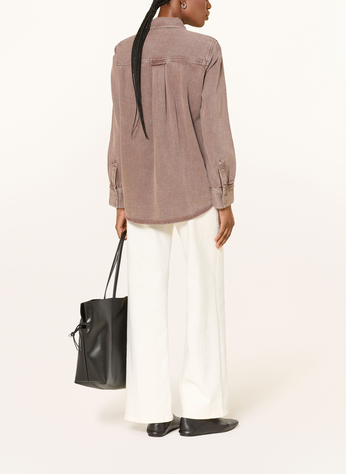 Rails Overhemdblouse ATTICUS: TAUPE